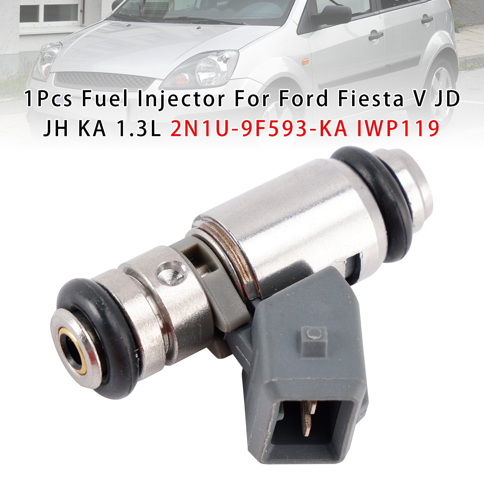 2001-2008 Ford Fiesta V JD, JH 1.3L 1Pcs Fuel Injector 2N1U-9F593-KA IWP119 Generic