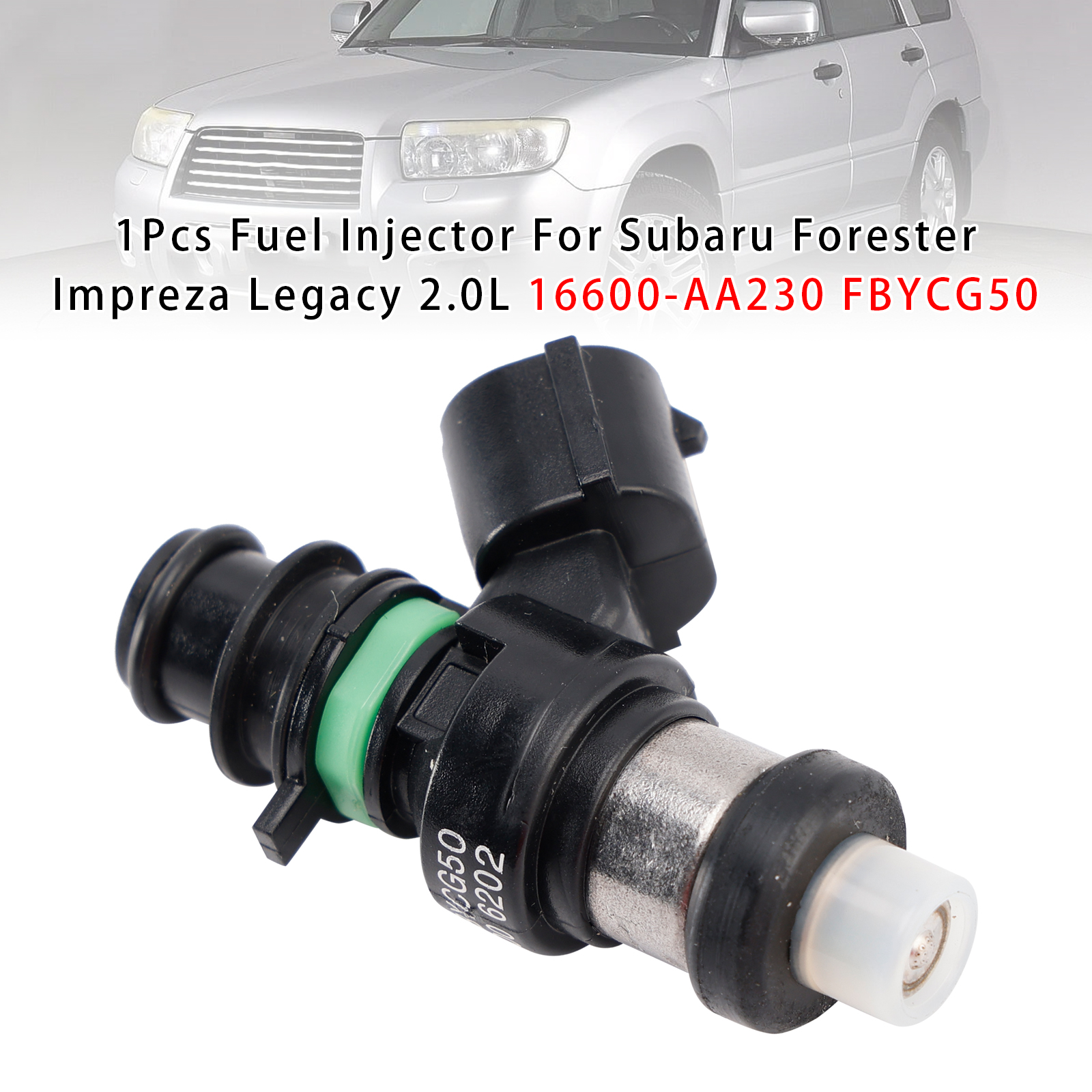 2005-2007 Subaru Forester Impreza 2.0L 1Pcs Fuel Injector 16600-AA230 FBYCG50 Generic