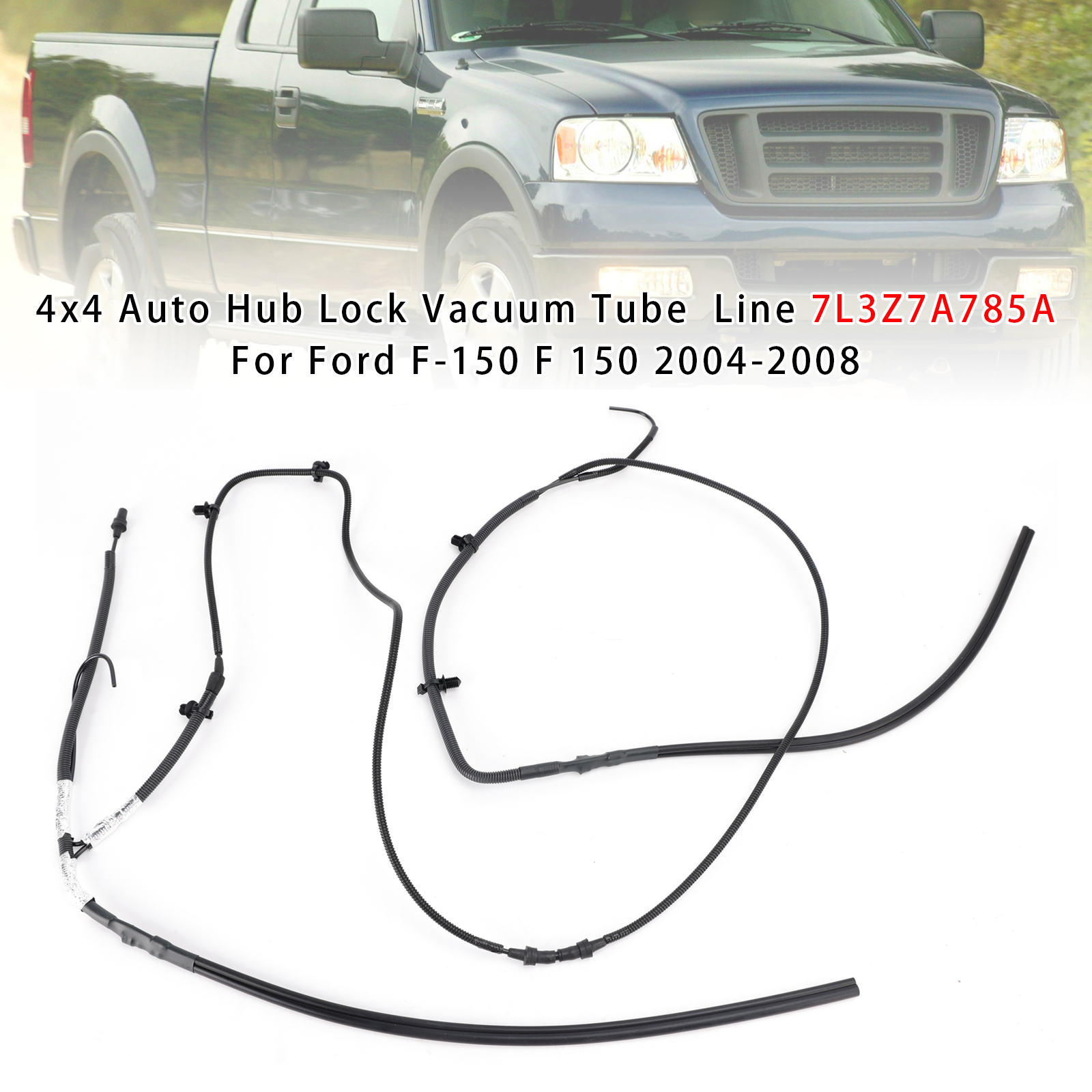 1997-2006 Ford Expedition/ Navigator 4x4 Auto Hub Lock Vacuum Tube Line 7L3Z7A785A Generic