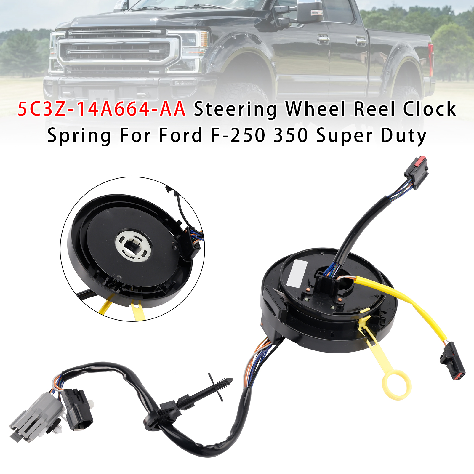 Ford F-250 350 Super Duty Steering Wheel Reel Clock Spring 5C3Z-14A664-AA Generic