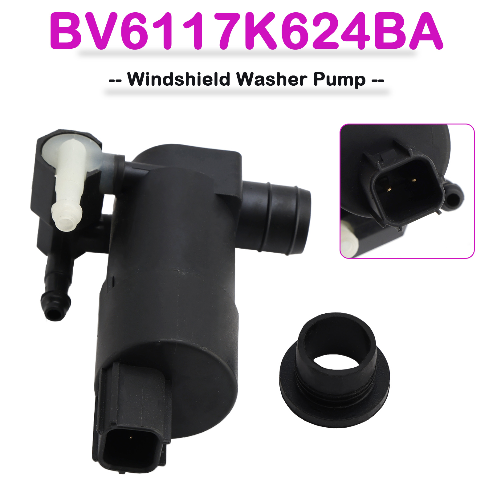 2011-2018 Windshield Washer Pump for Ford Focus Mk3 Mk7 BV6117K624BA