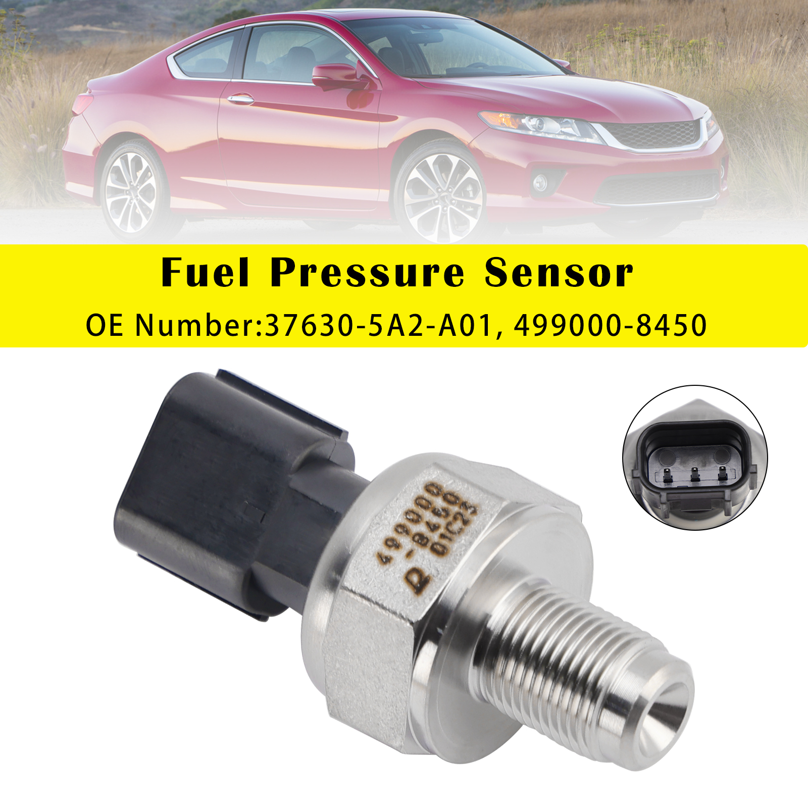 2020 Honda Ridgeline 3.5L V6 Fuel Pressure Sensor 37630-5A2-A01 Generic