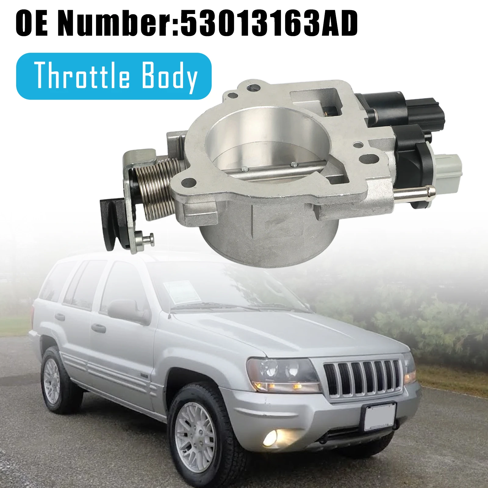 2001-2002 Dodge Dakota Durango Ram 1500 Throttle Body Assembly 53013163AD Generic