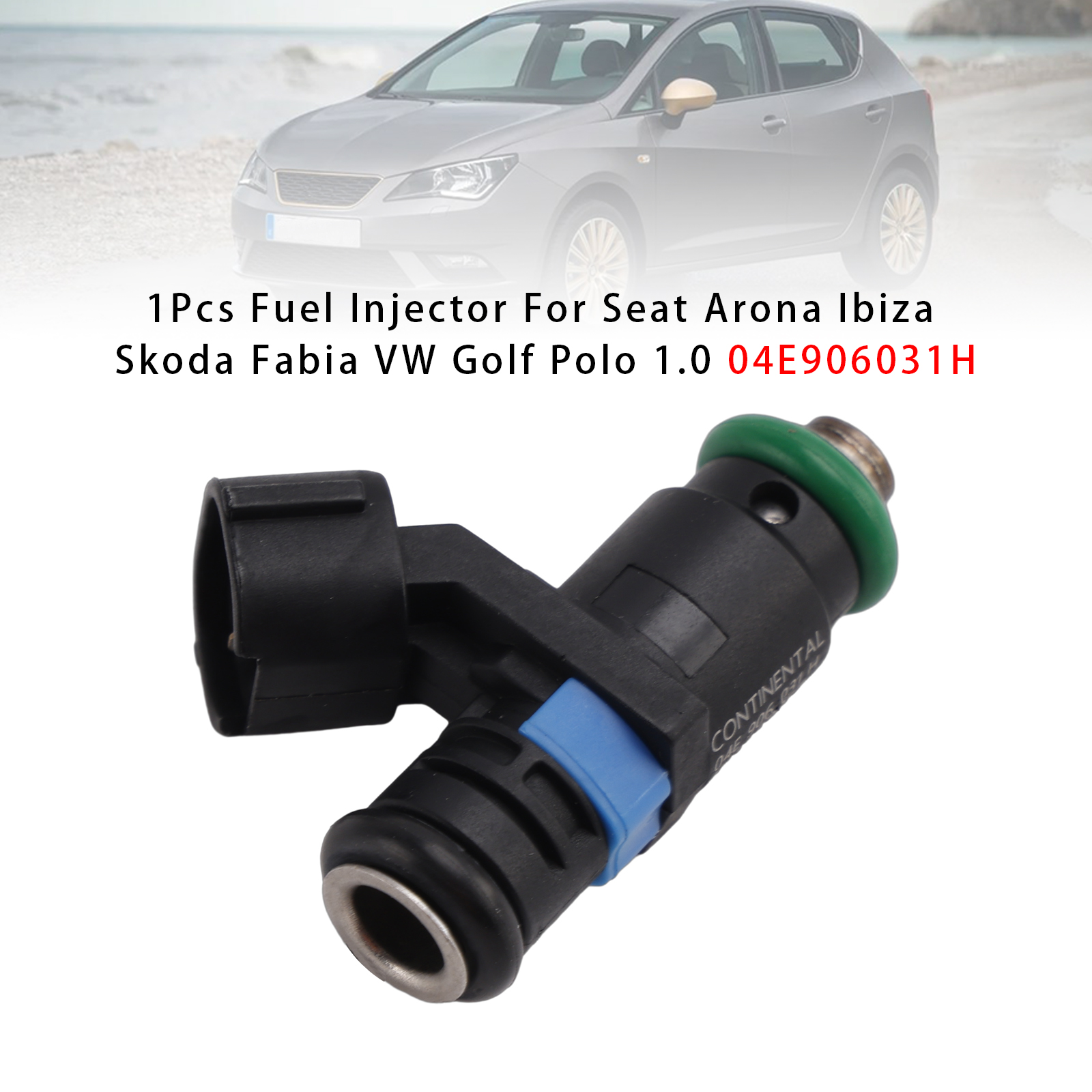 Seat Arona Ibiza Skoda Fabia VW Golf Polo 1.0 04E906031H 1Pcs Fuel Injector Generic