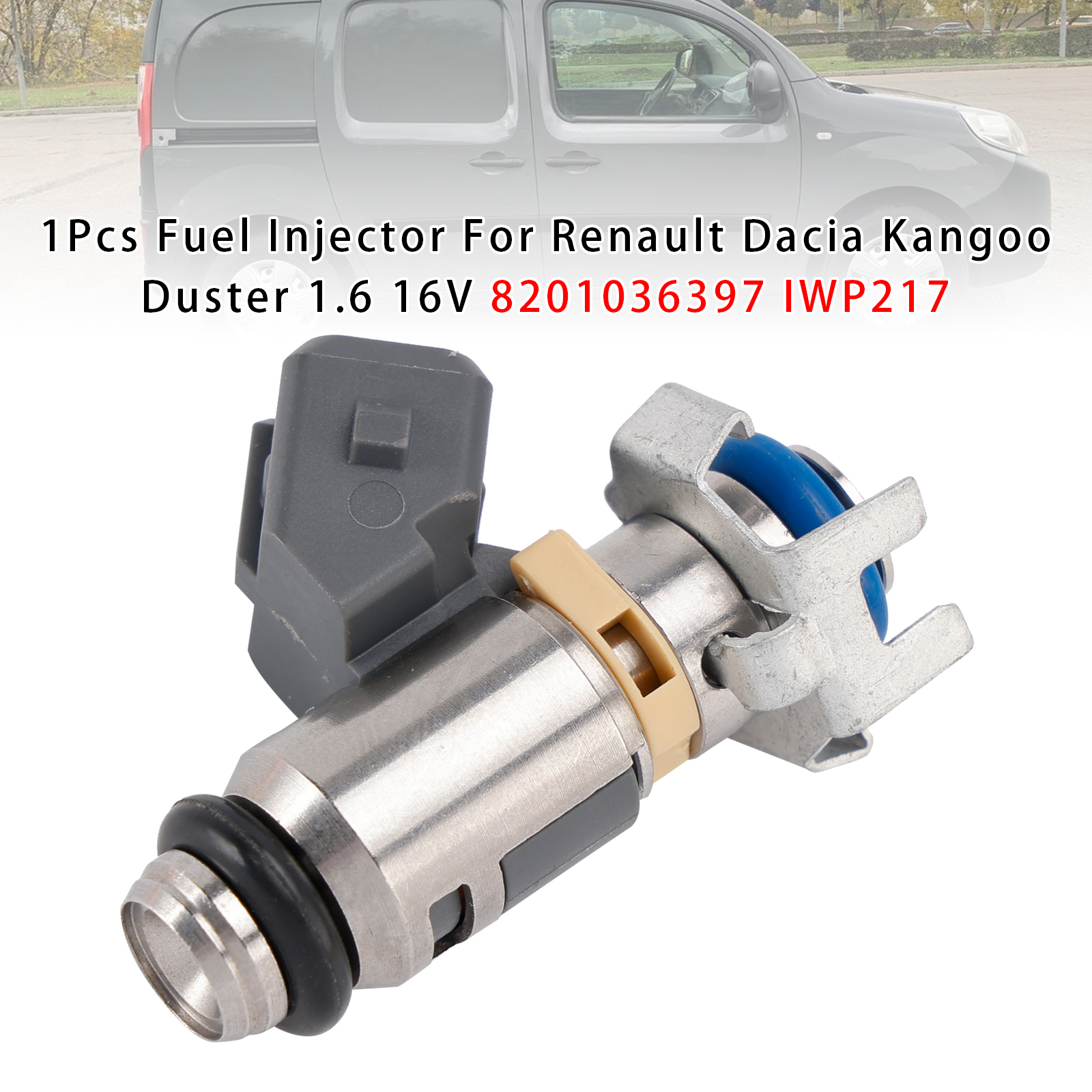 2010-2018 Dacia Duster(HS_) 1.6 16V 4x4 1Pcs Fuel Injector 8201036397 Generic