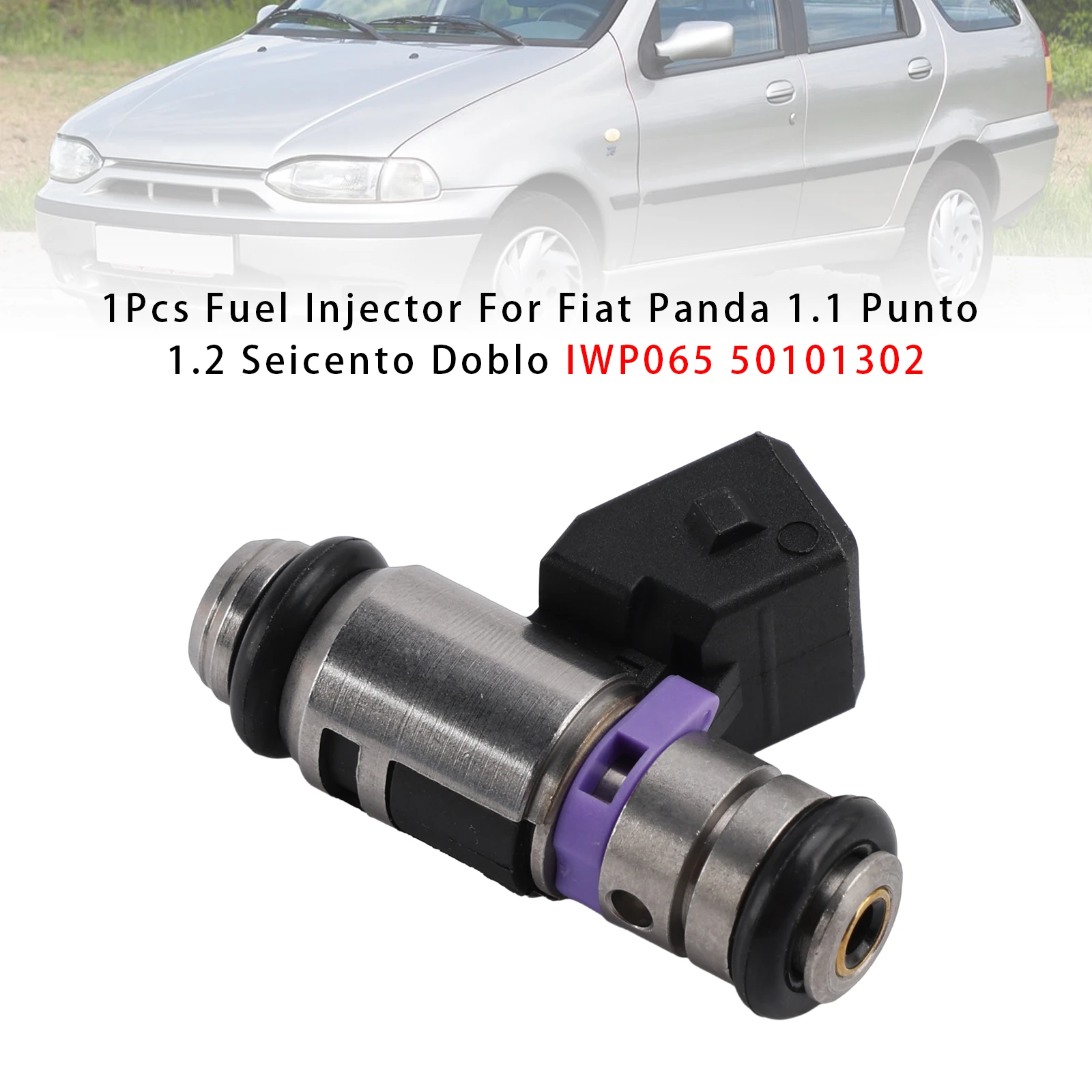 2000-2017 Fiat Uno 1Pcs Fuel Injector IWP065 50101302 Generic