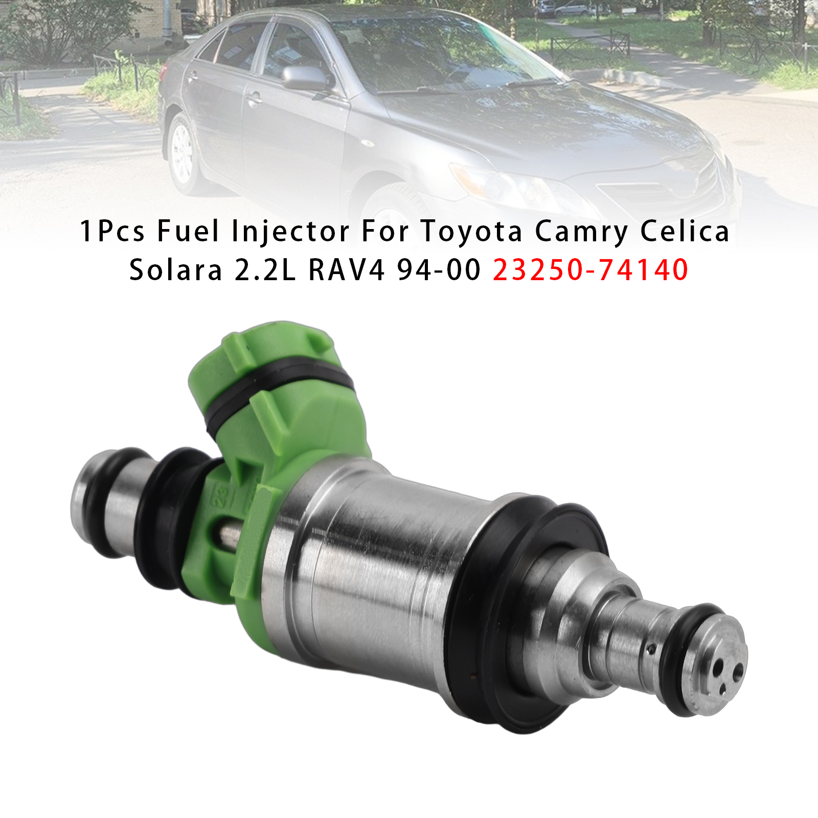1999 Toyota Solara 2.2L 2164CC l4 GAS DOHC Naturally Aspirated 1Pcs Fuel Injector 23250-74140 Generic