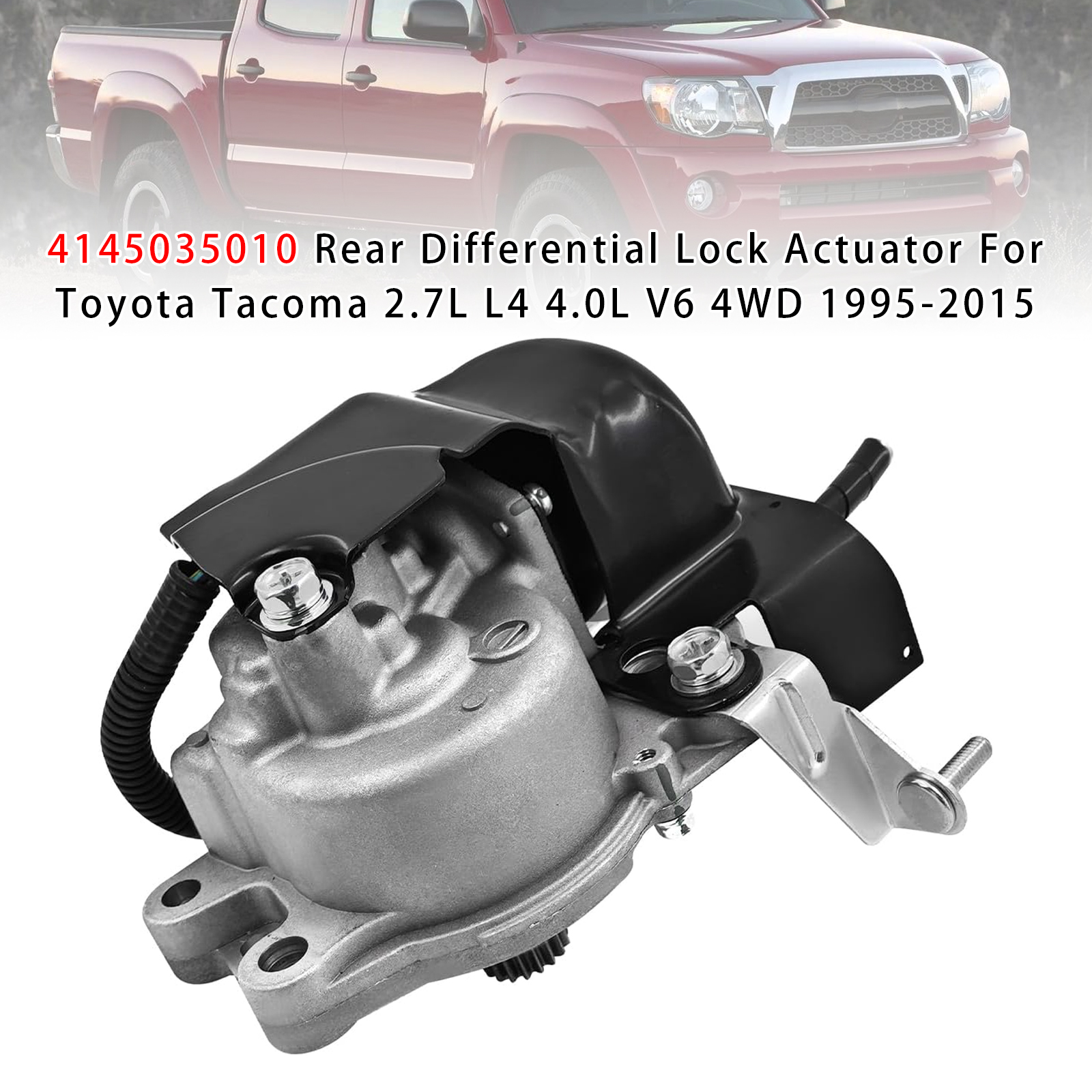 1995-2015 Toyota Tacoma 2.7L L4 4.0L V6 4WD Rear Differential Lock Actuator 4145035010 Generic