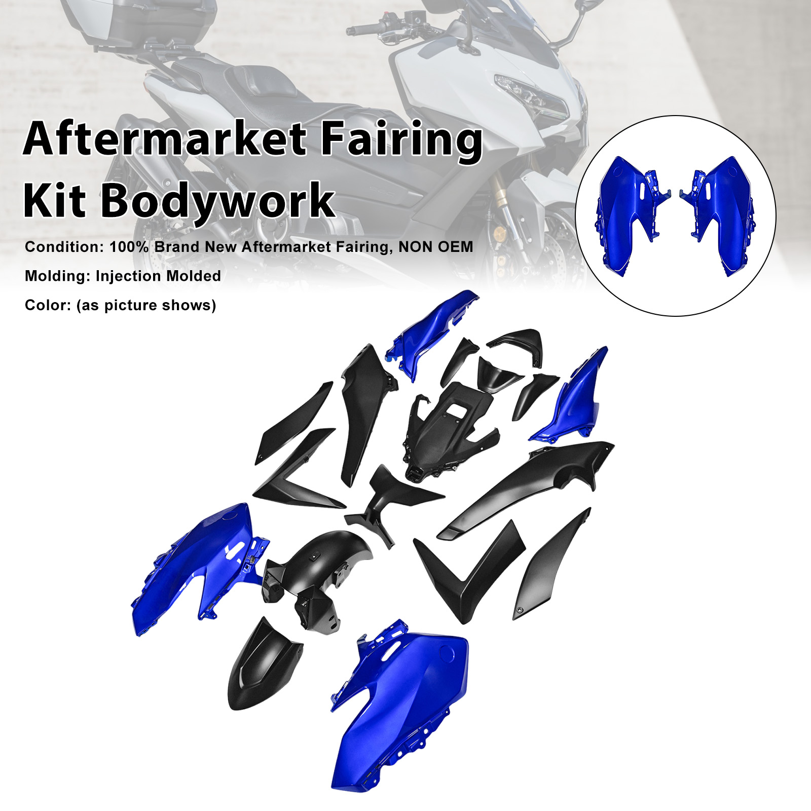2025-2026 Yamaha TMAX560 Aftermarket Fairing Kit Bodywork#101 Generic