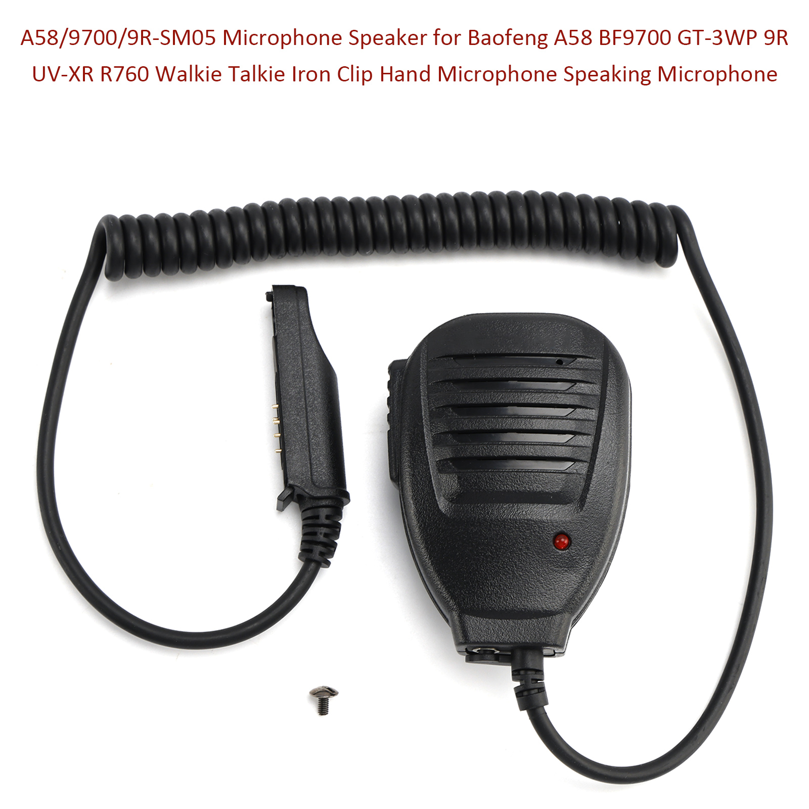 A58/9700/9R-SM05 Microphone Speaker for A58 BF9700 GT-3WP 9R UV-XR R760 Radio