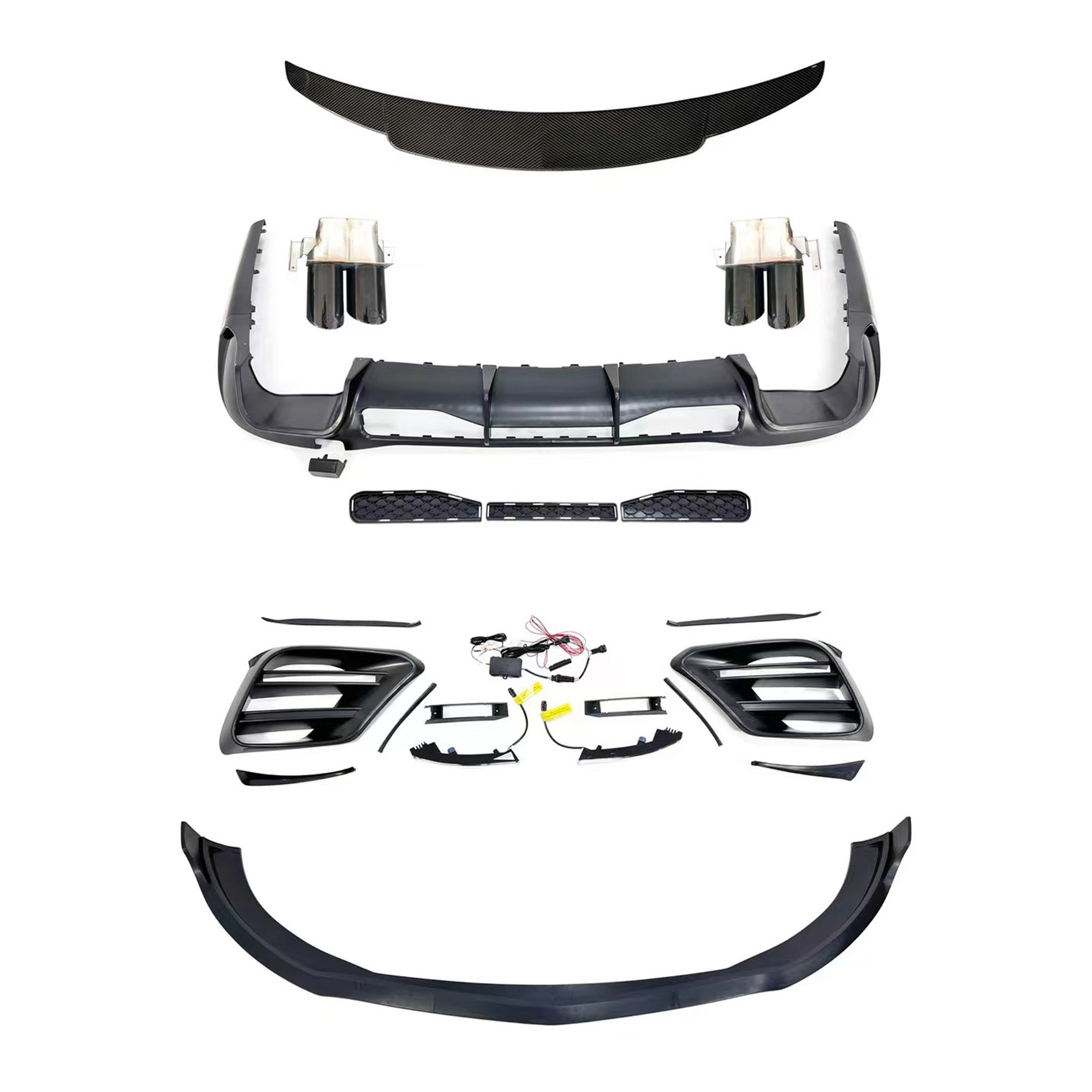 2021-2023 Mercedes Benz S-Class W223 S450 S500 S580 Body Kit Bumper Generic