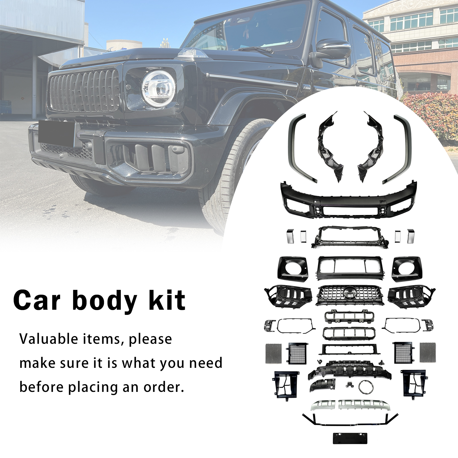 2025+ Mercedes Benz G-CLASS W465 Body Kit Bumper G63 AMG Style Generic