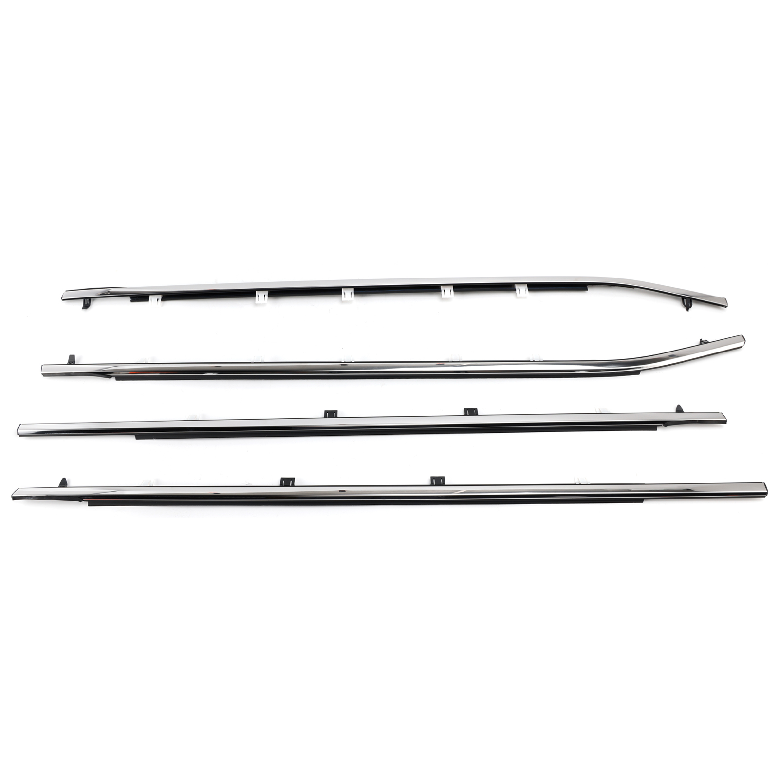 4PCS Weatherstrips Seal 72410-TK8-A11 Door Belt Molding For Odyssey 2011-2017