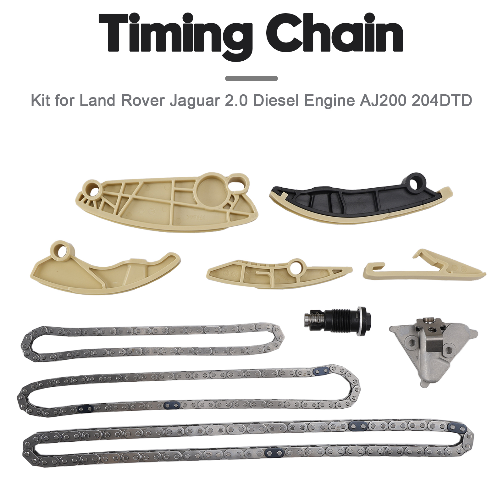 2015 2017 Jaguar XE XF Sportbrake Timing Chain Kit AJ813317 JDE36923 Generic