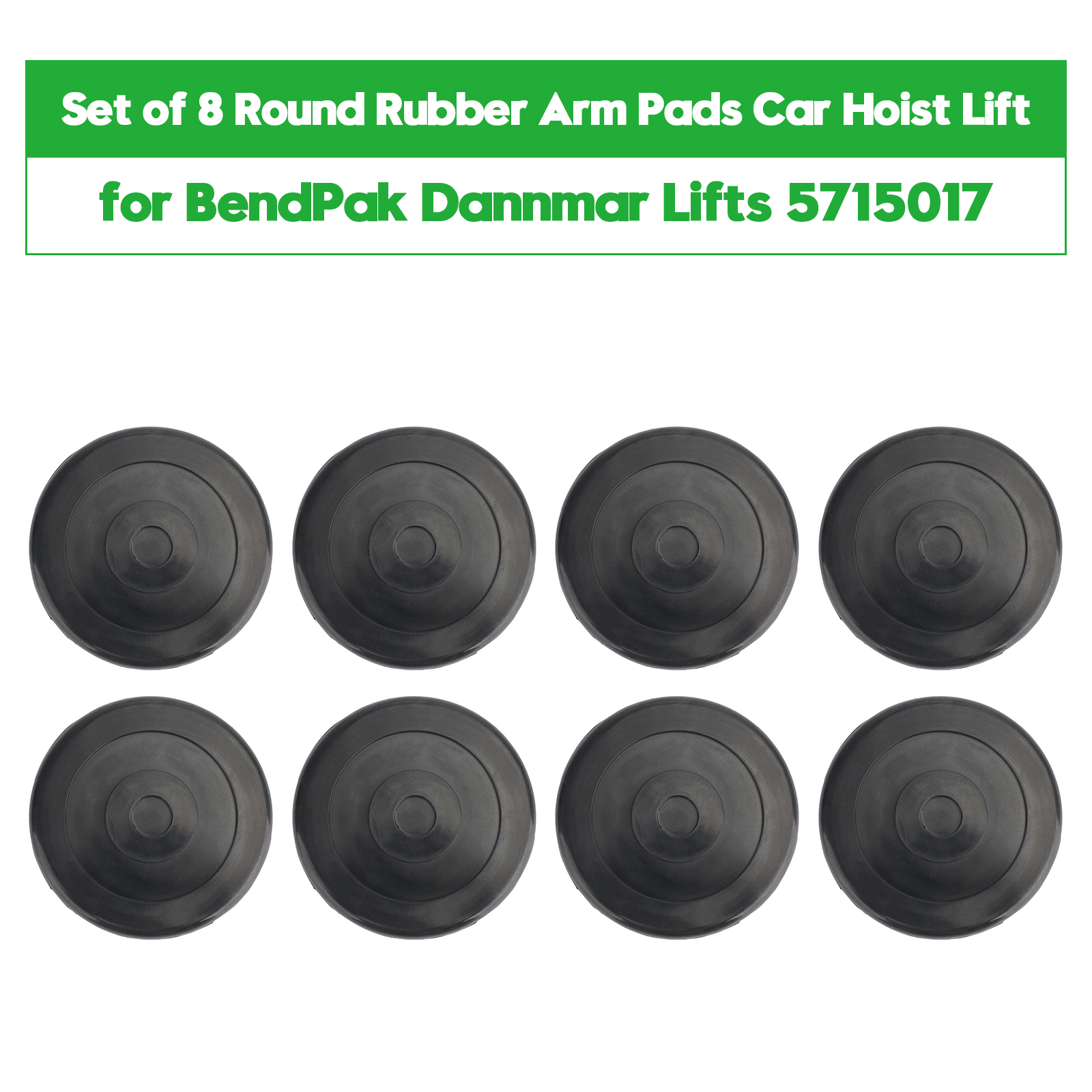 BendPak Dannmar Lifts Set of 8 Round Rubber Arm Pads Car Hoist Lift 5715017 Generic