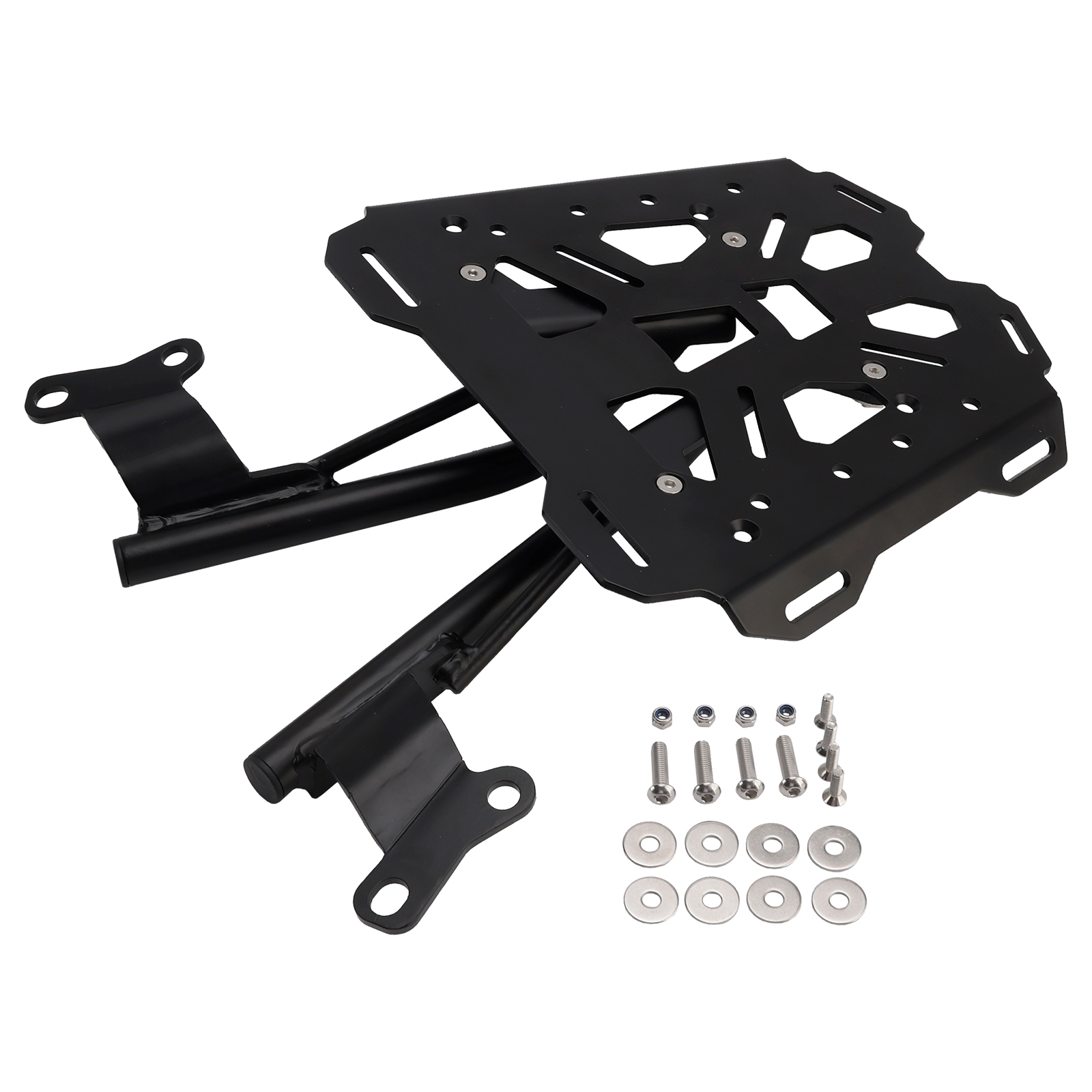 Black Rear Luggage Rack Carrier For Honda NX400 CB400X CB500F CB500X NX500