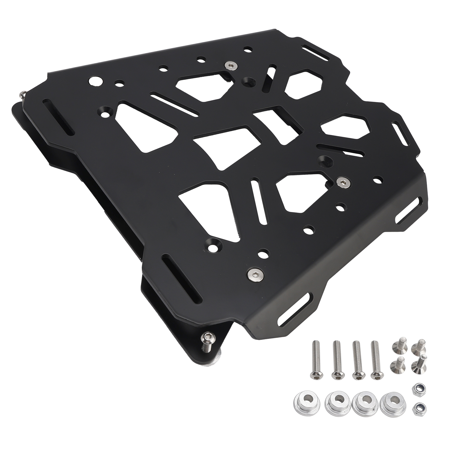 2018-2025 BMW F750GS F850GS Aluminum Top Rack Luggage Carrier Plate Black Generic
