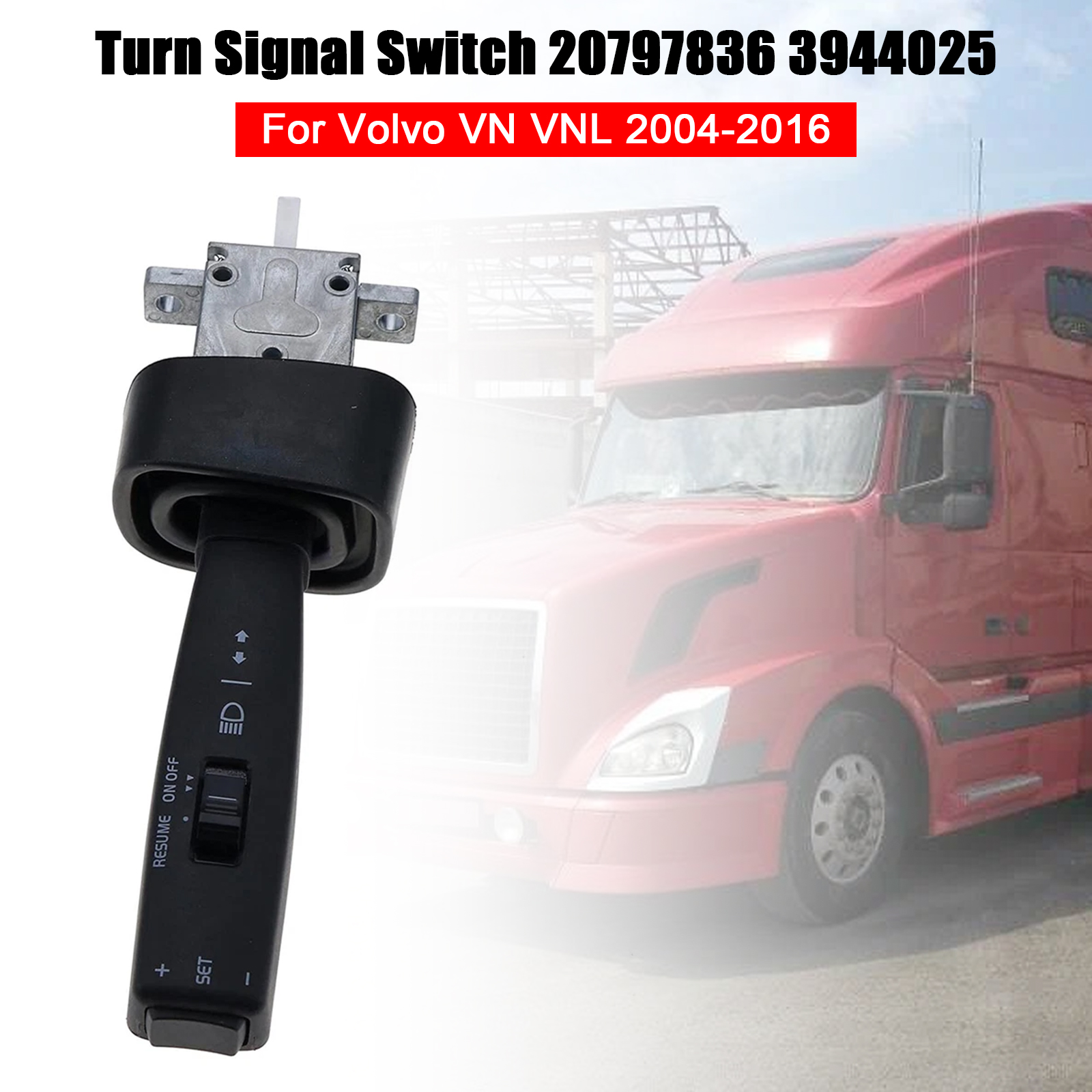 2005-2012 Volvo VNL Turn Signal Switch 20797836 3944025 Generic