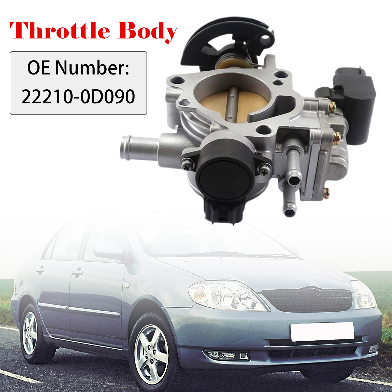 2002-2007 Toyota Corolla E12 1.4 Throttle Body Valve 22210-0D090 Generic