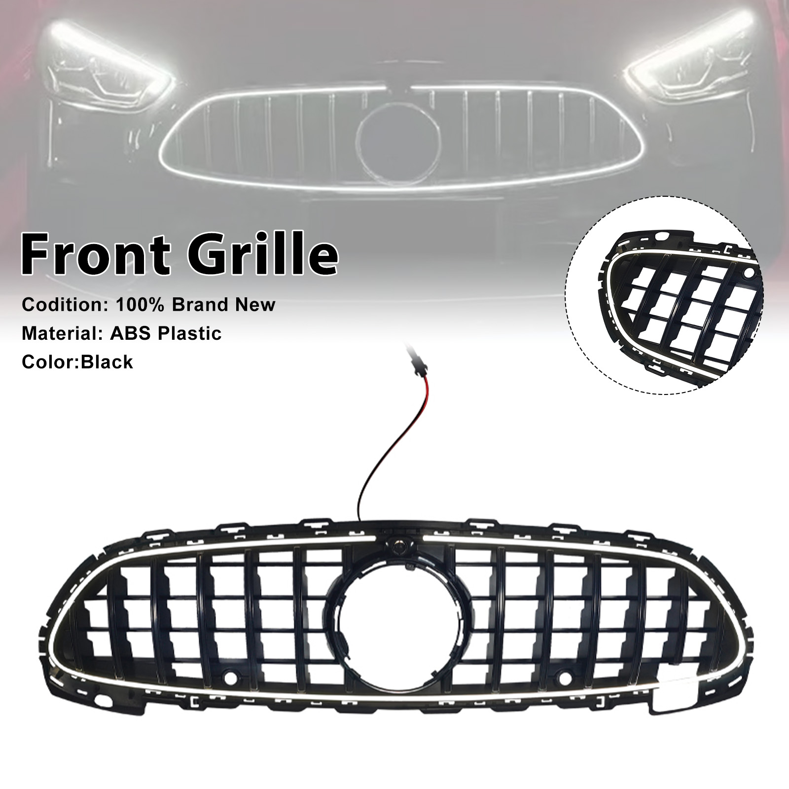 2021-2026 Mercedes Benz C-Class W206 S206 GTR-Style Front Bumper Grille Generic