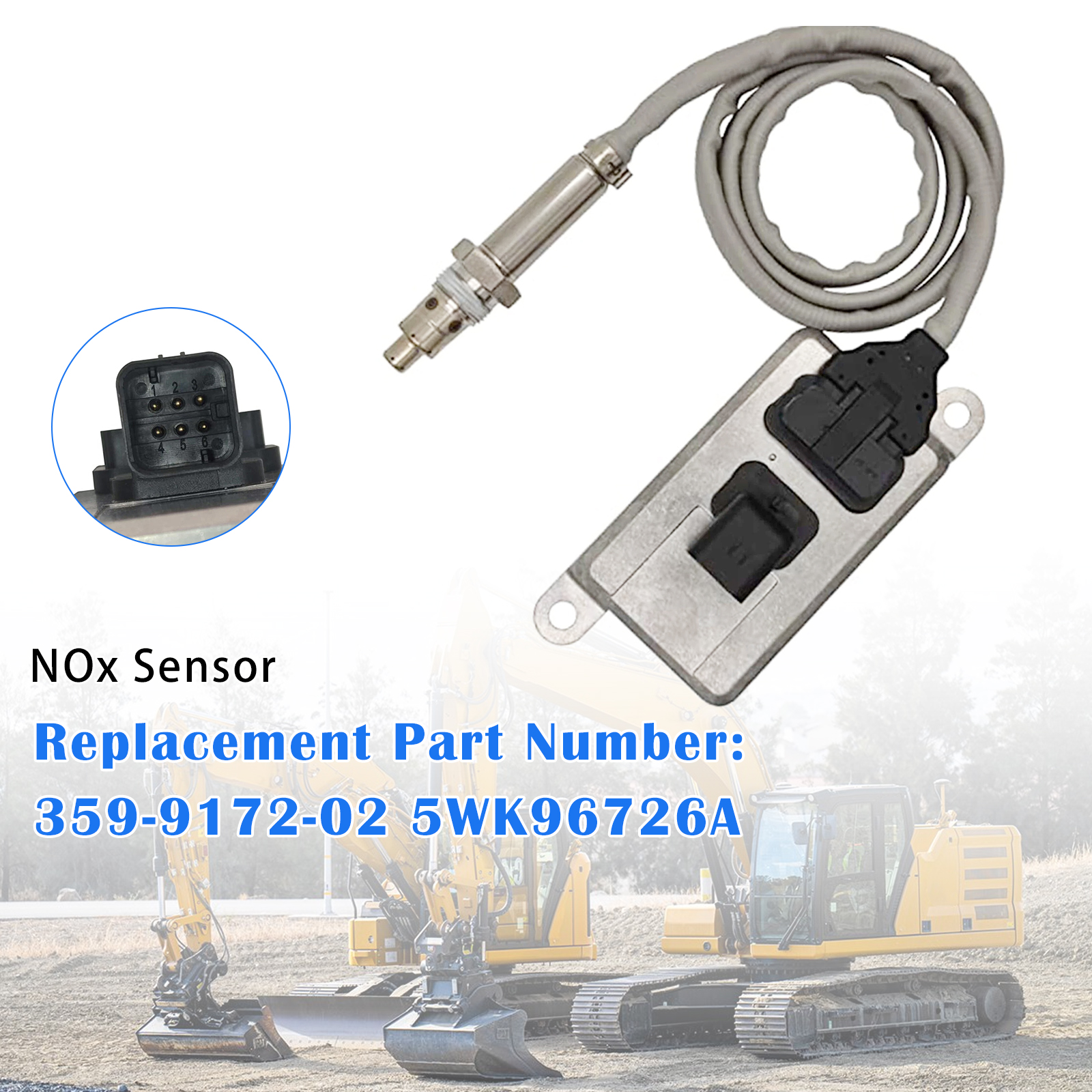 359-9172-02 5WK96726A Nitrogen Oxide Nox Sensor For CAT Caterpillar 359917202