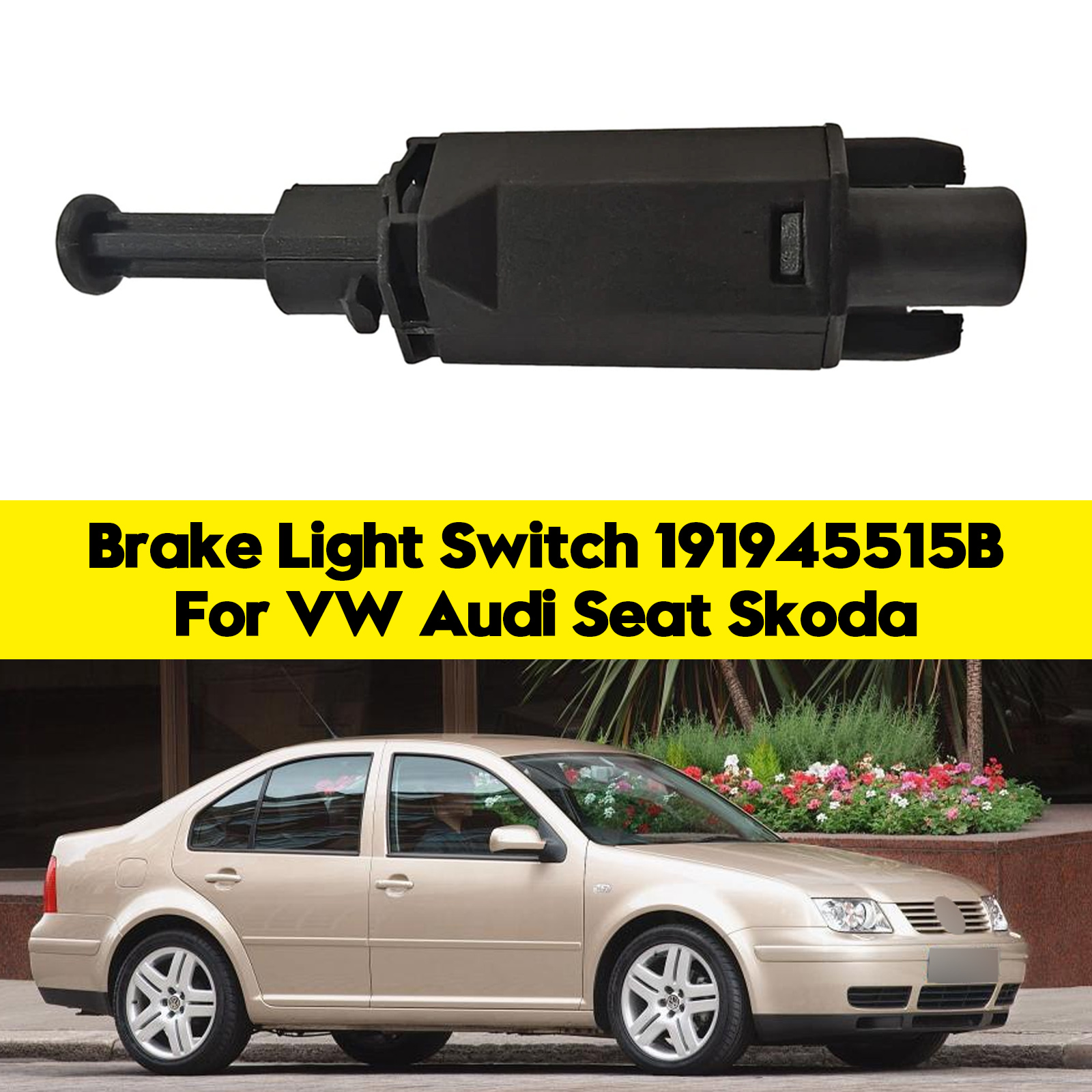 VW Audi Seat Skoda Brake Light Switch 191945515B Generic