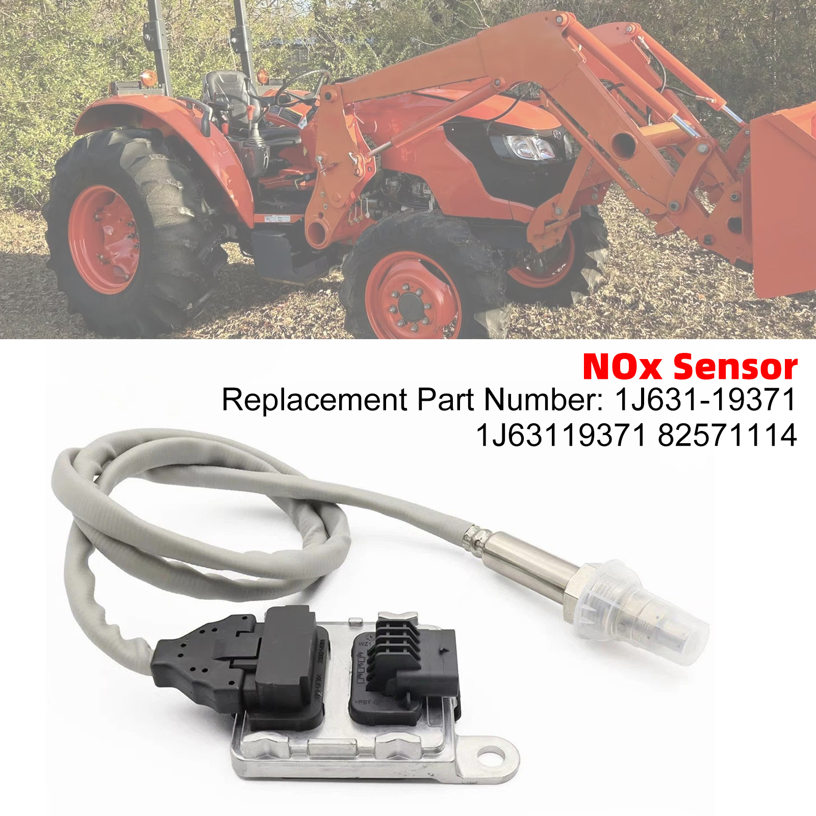 Nitrogen Oxide Sensor Nox Sensor 1J631-19371 1J63119371 82571114 For Kubota