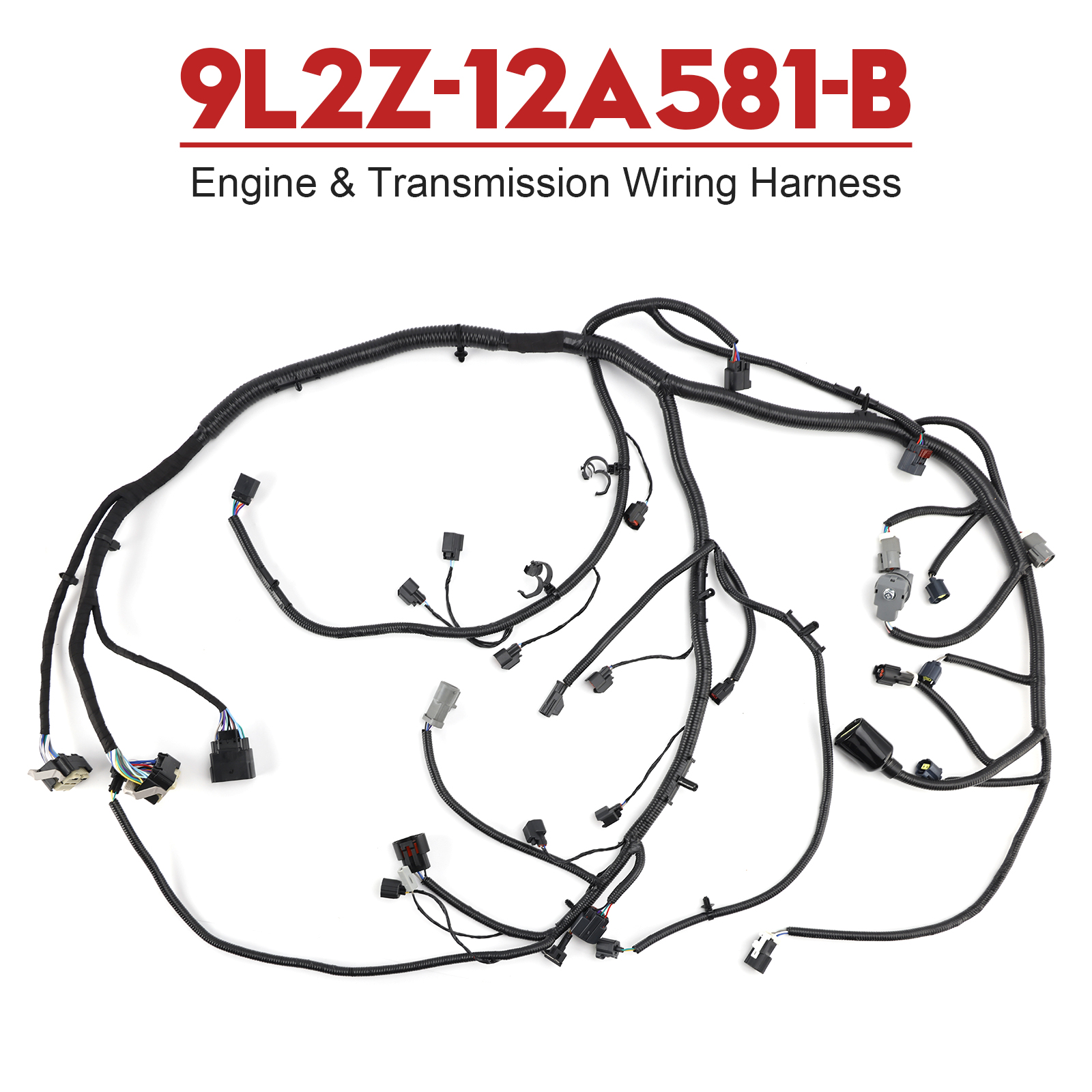 2010 Ford Explorer, Explorer Sport Trac 2010 V6 4.0L Engine & Transmission Wiring Harness 9L2Z-12A581-B Generic
