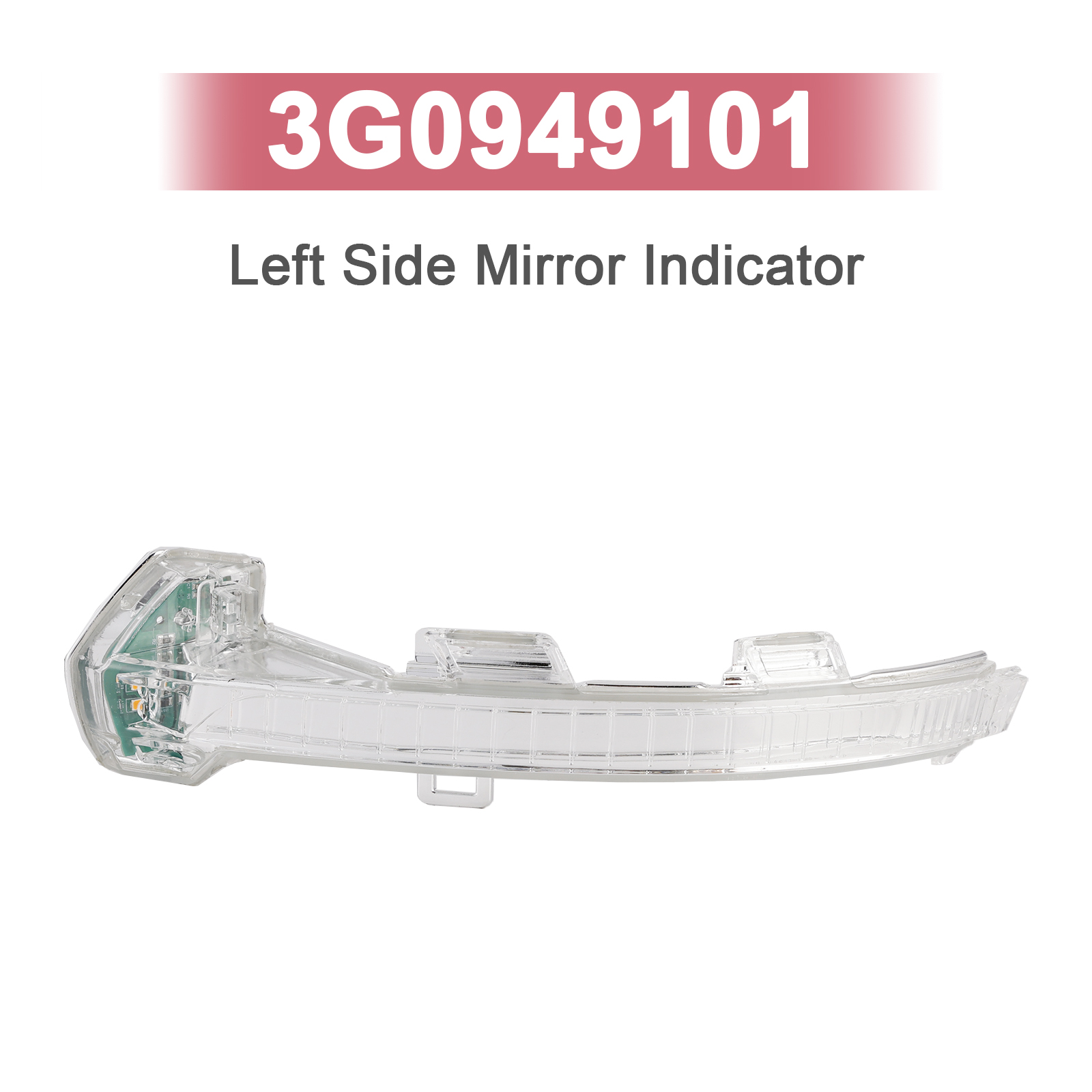 2015-2020 VW Passat B8 3G5 3G2 Left Side Mirror Indicator Light Lamp Generic