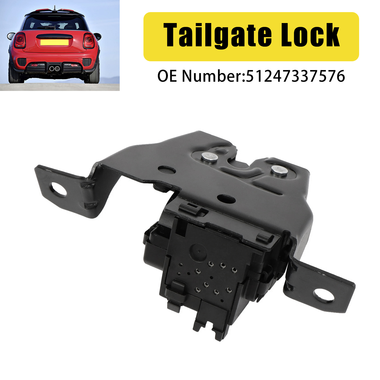 Tailgate Lock Trunk Lock 51247337576 For Mini F56 F55 F54 1.5 2.0L Cooper