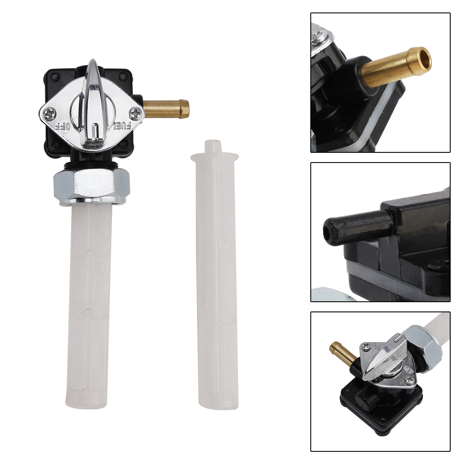 Gas Tank Fuel Cock Valve Petcock fit for Dyna Low Rider FXDL 1995-2001 61338-94D