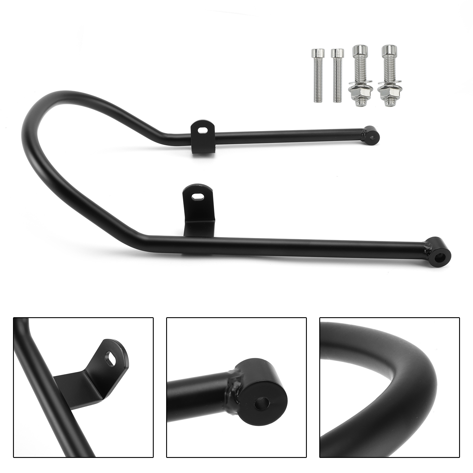 2021-2025 MOTO GUZZI V7 Classic Rear Passenger Armrest Hand Holder Black Generic