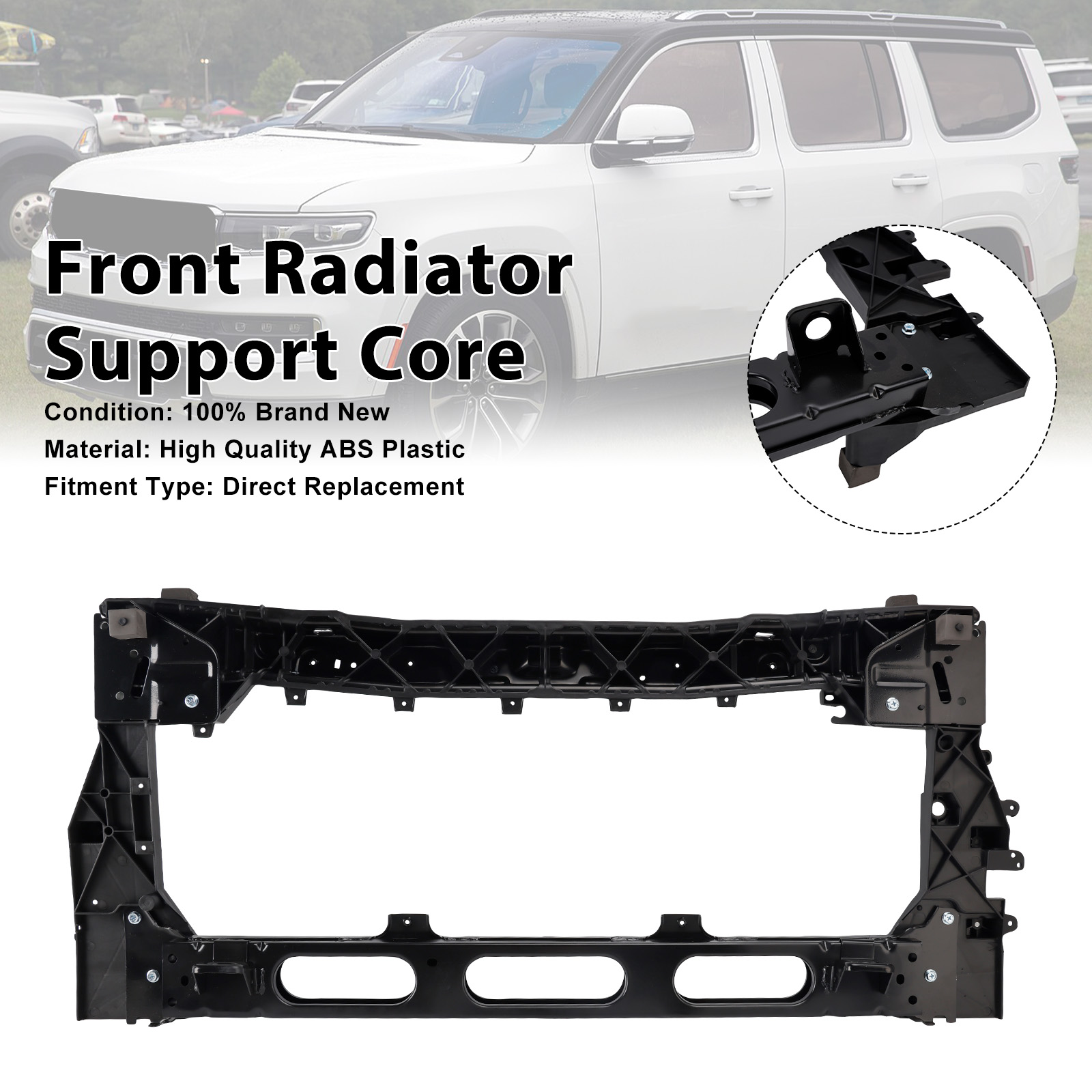 Front Radiator Support Core 68563708AA Fit Jeep Grand Wagoneer 2023-2024