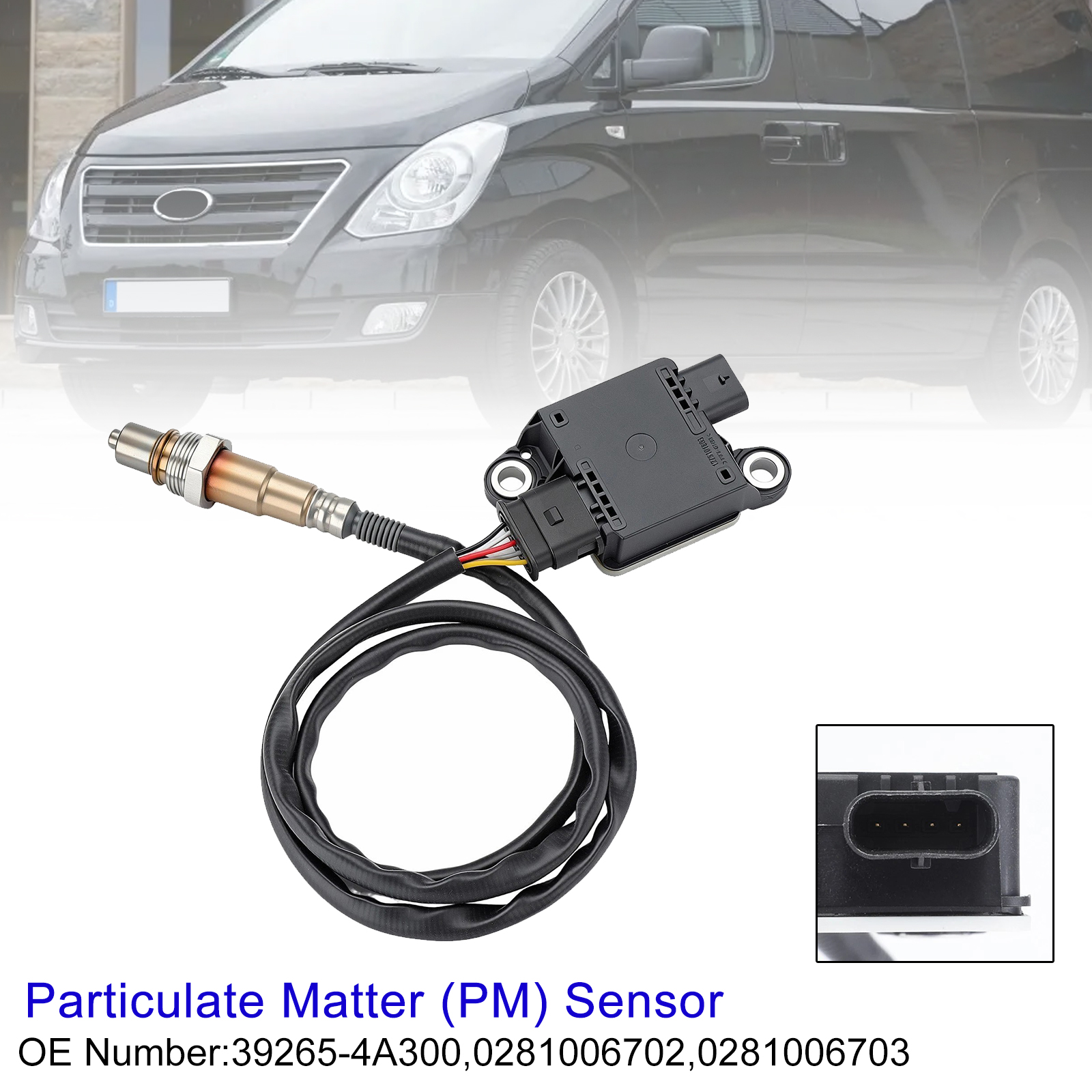2015-2017 Hyundai H1 Starex I800 Diesel Particulate PM Sensor 39265-4A300 Generic
