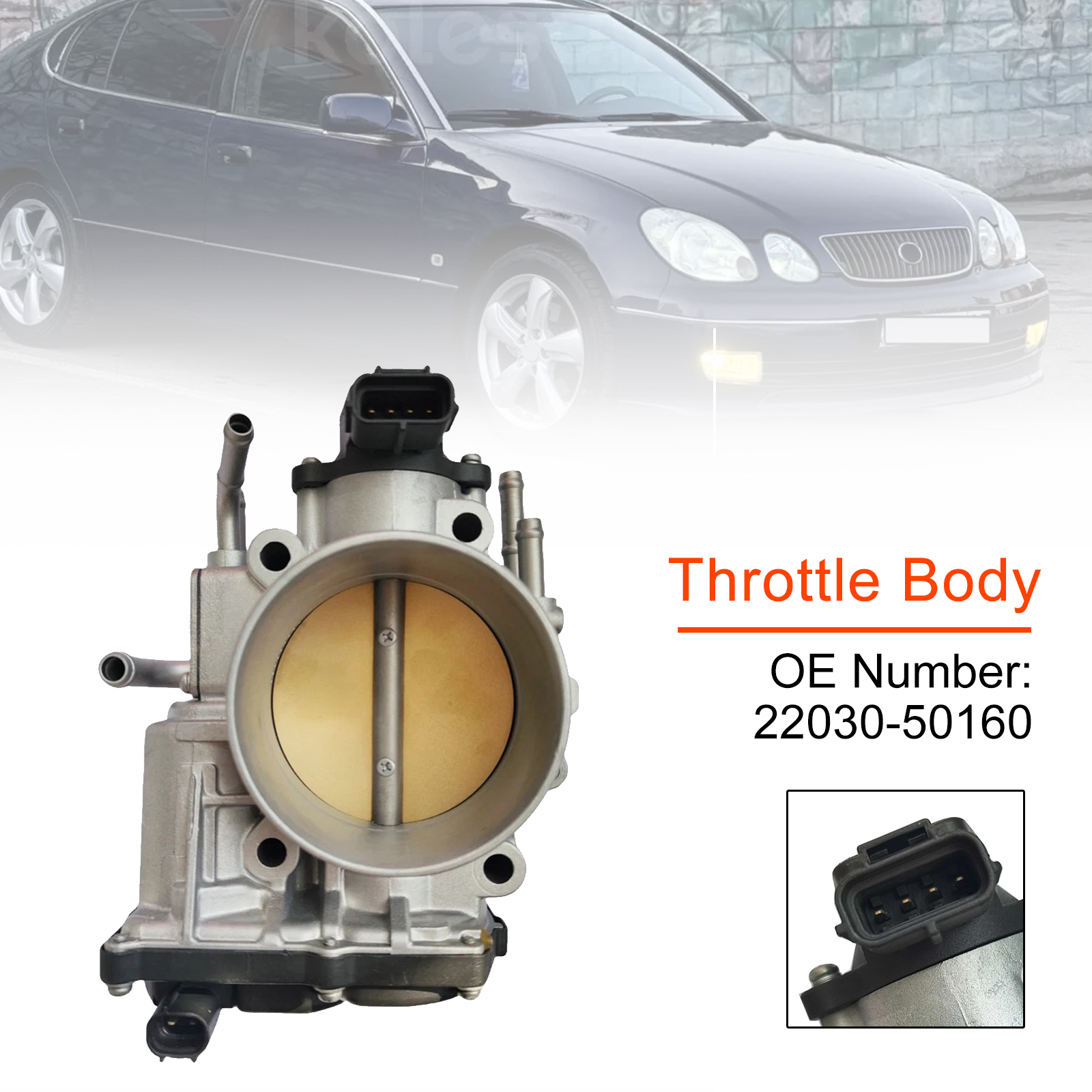 2000-2005 Lexus GS300 GS400 GS430 LS430 SC430 V8 4.3L Throttle Body 22030-50160 Generic