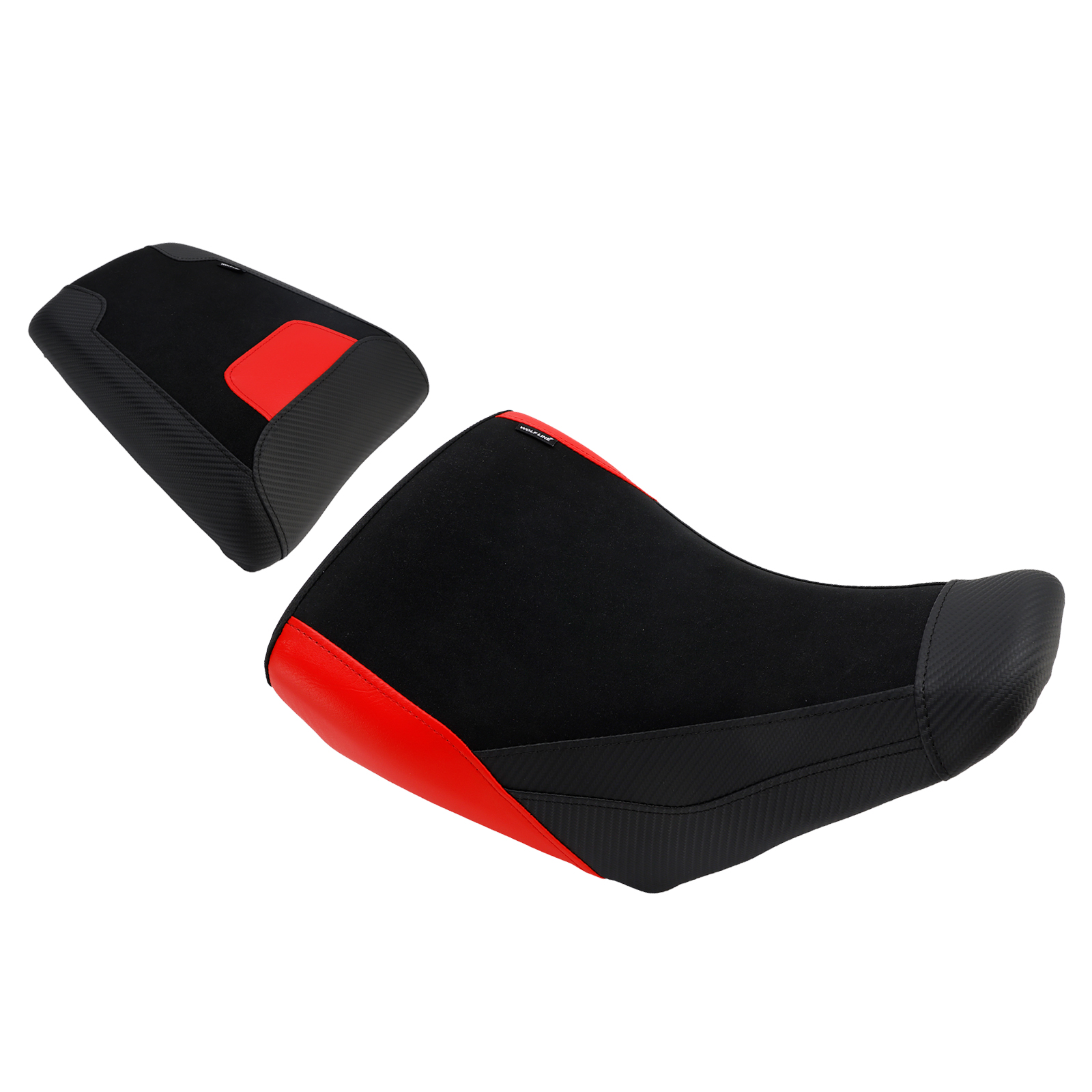 2023-2025 Suzuki V-Strom DL1050 Front & Rear Seat Driver Cushion Red Generic