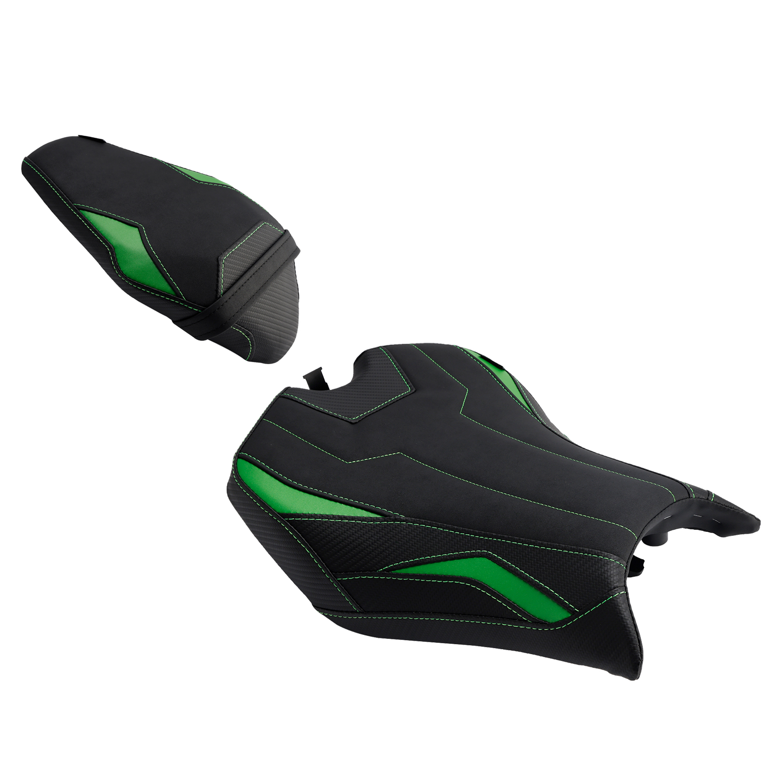 2025 Kawasaki Z900 Zr900-F Front & Rear Seat Driver Cushion Green Generic