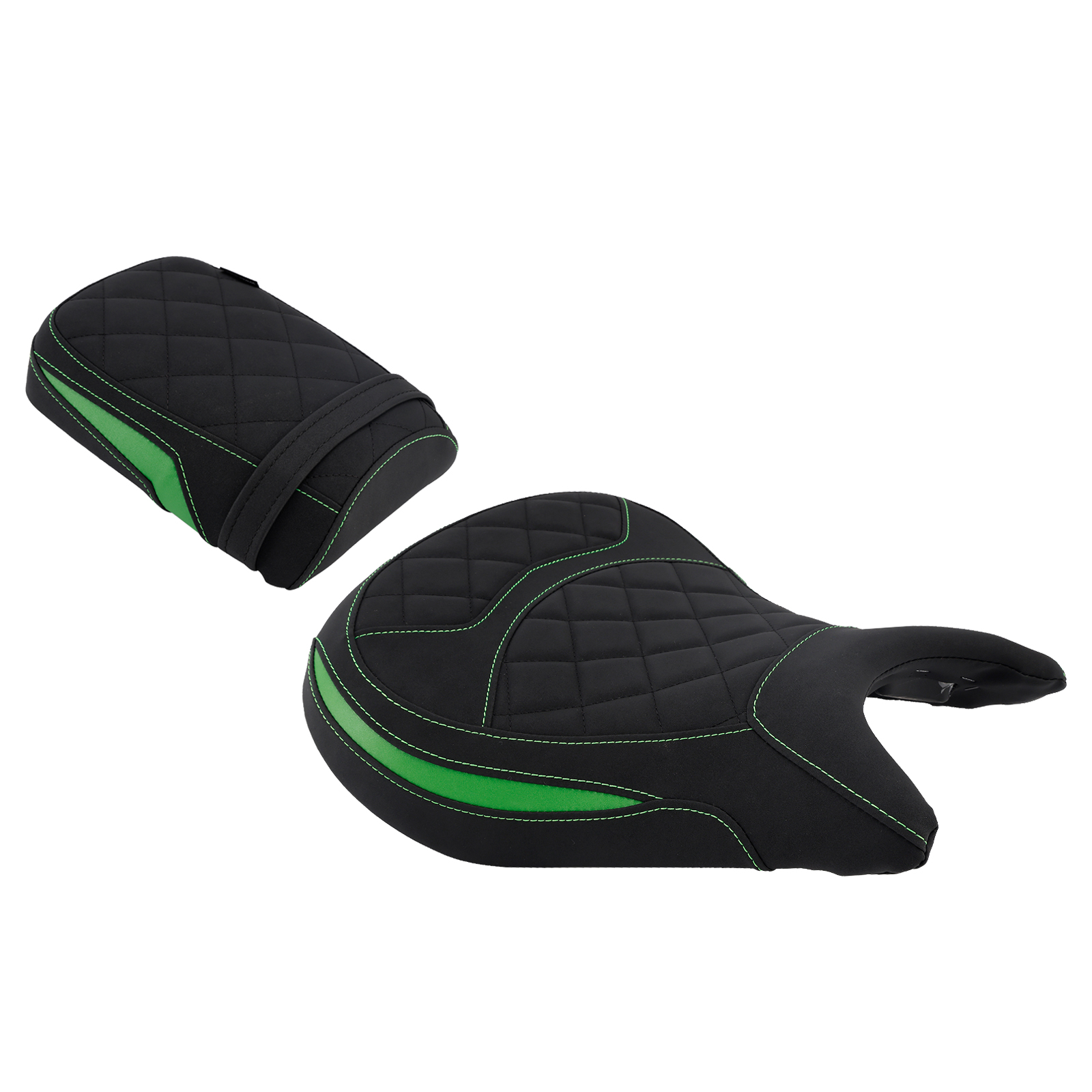2024-2025 Kawasaki Eliminator 500 Front & Rear Seat Driver Cushion Lower Green Generic