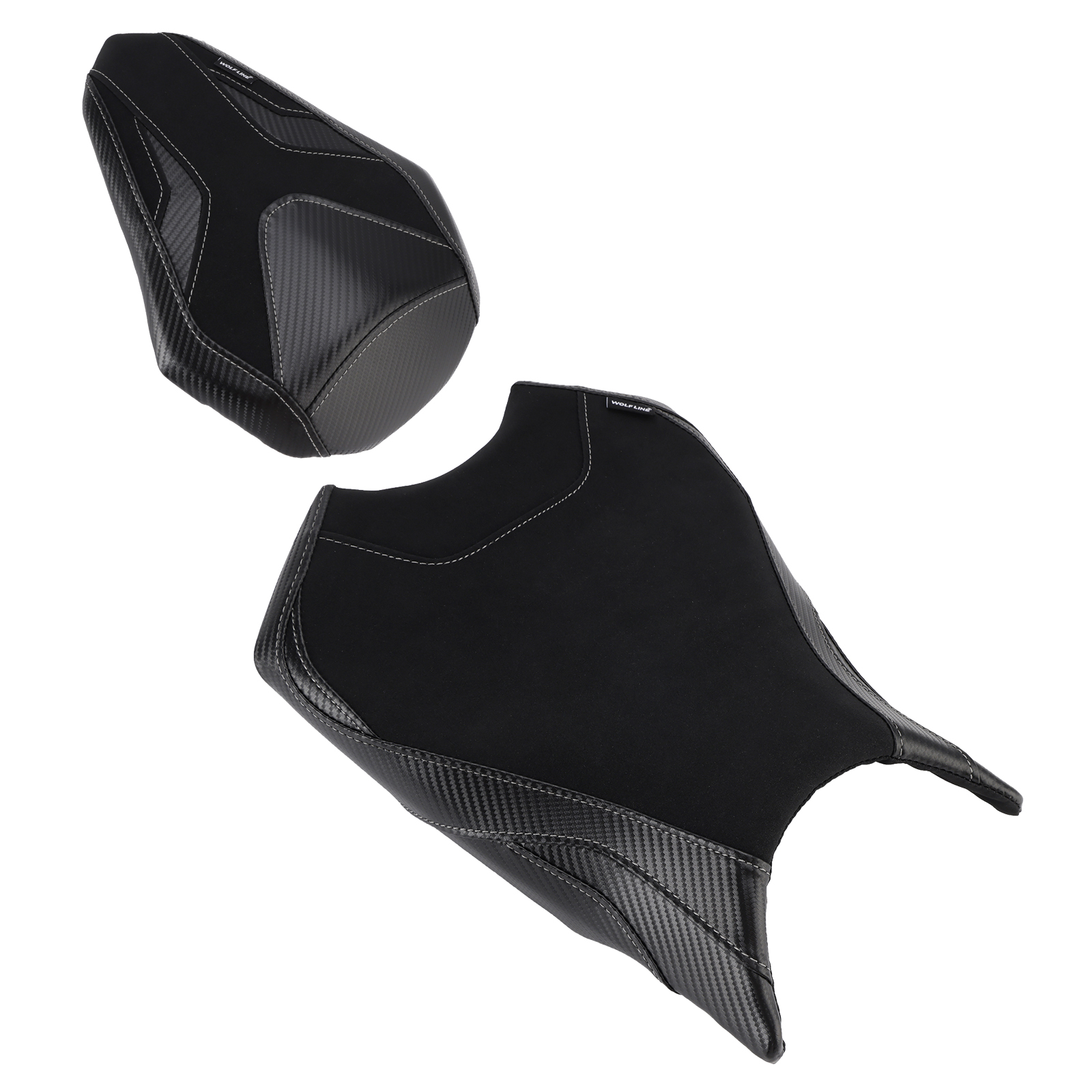 2017-2024 Honda Cbr250Rr Front&Rear Raider Passenger Cushion Kit Black Generic