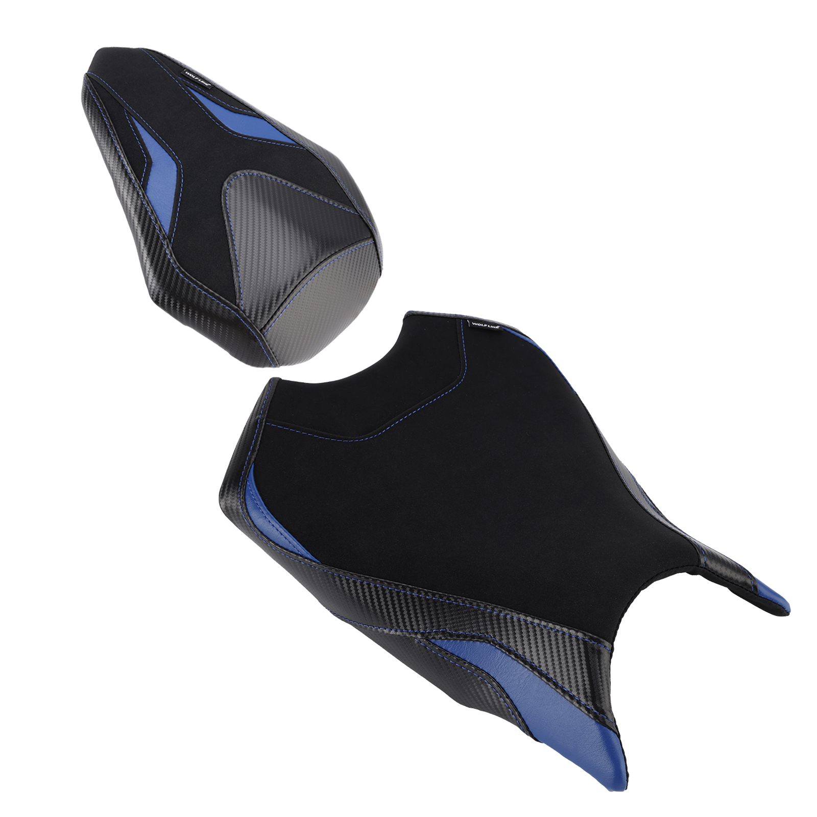 2017-2024 Honda Cbr250Rr Front&Rear Raider Passenger Cushion Kit Blue Generic