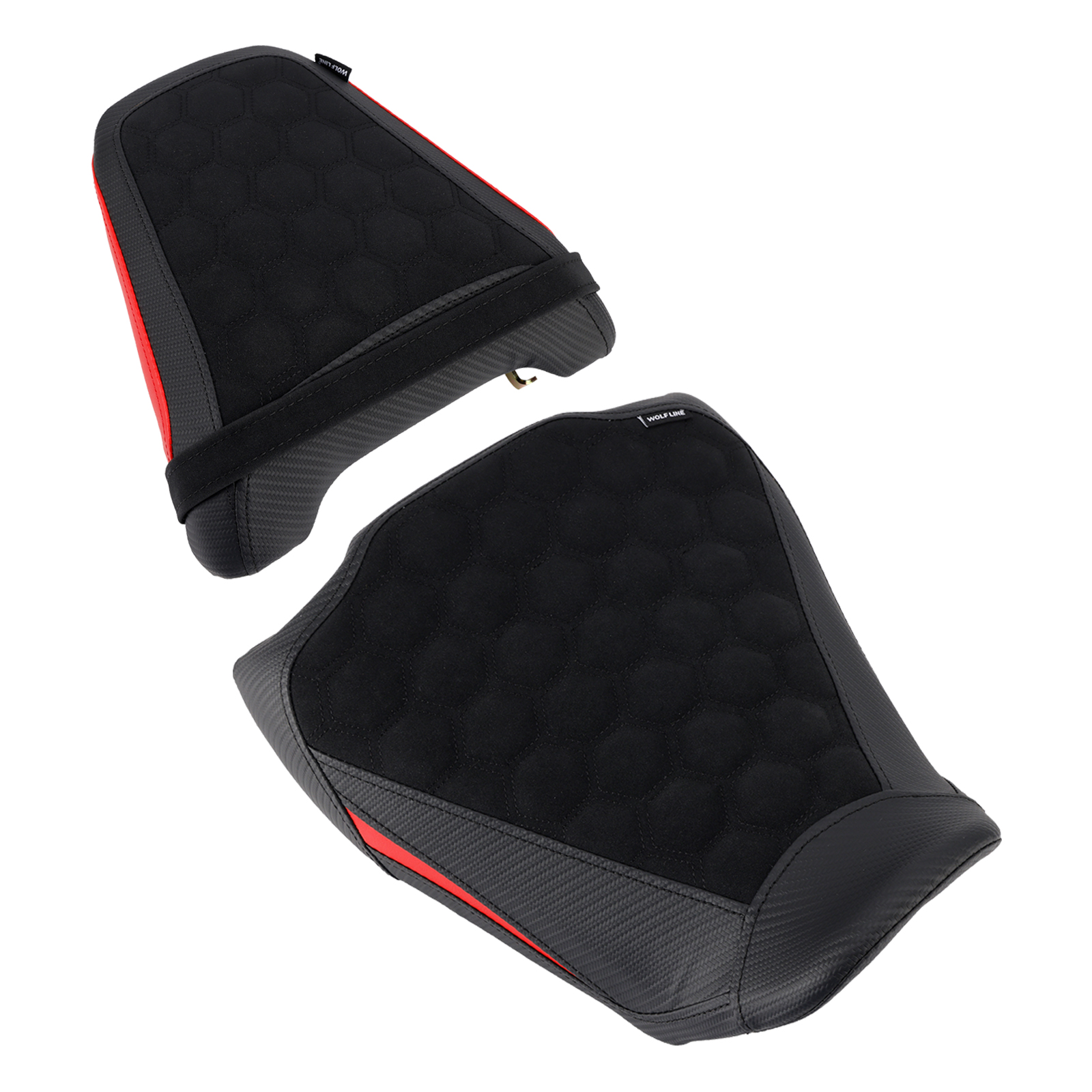 2024-2025 Honda Cb650R Cbr650R Front&Rear Raider Passenger Cushion Kit RED Generic