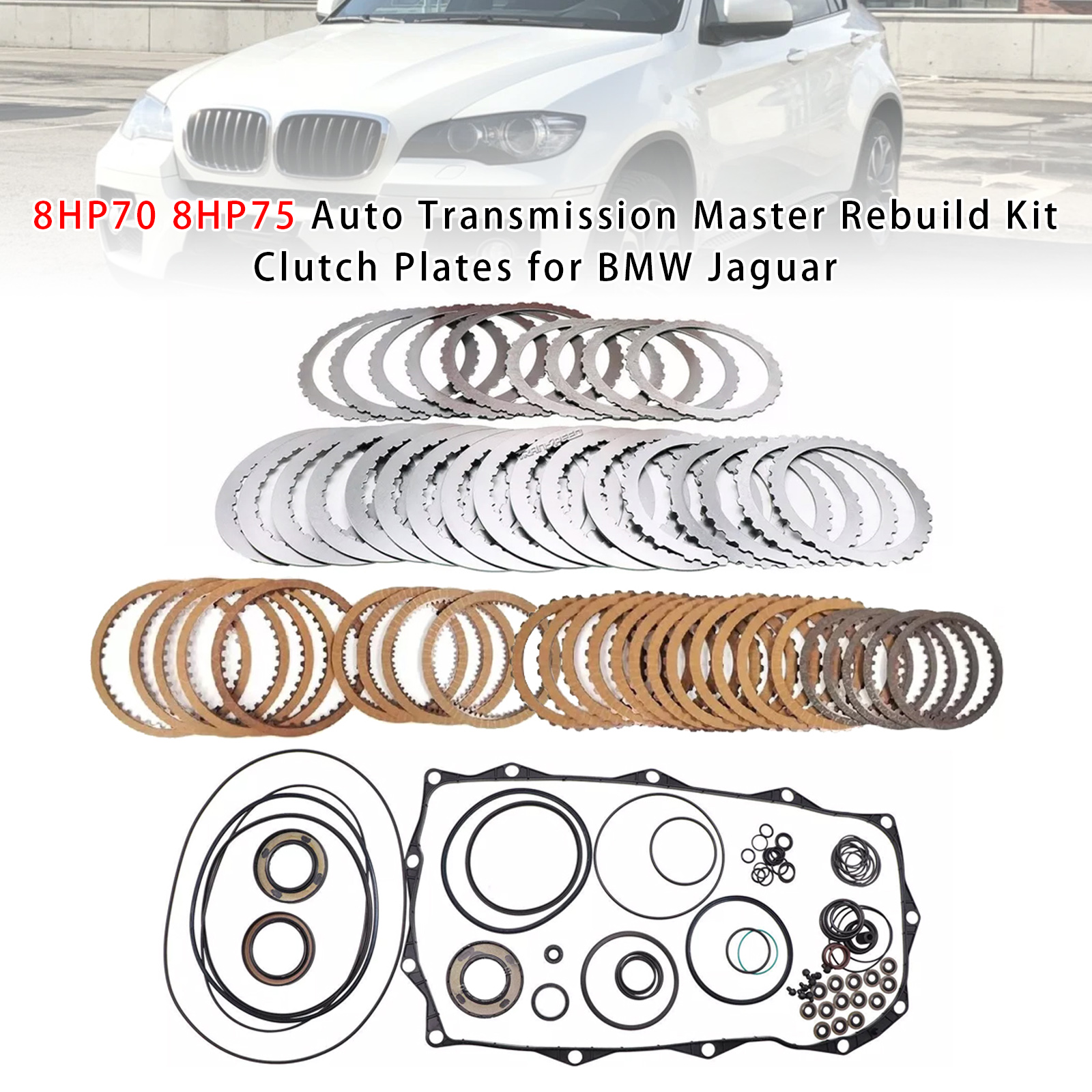 2009-2011 ROLLS ROYCE GHOST 8HP70 8HP75 Auto Transmission Master Rebuild Kit Clutch Plates Generic