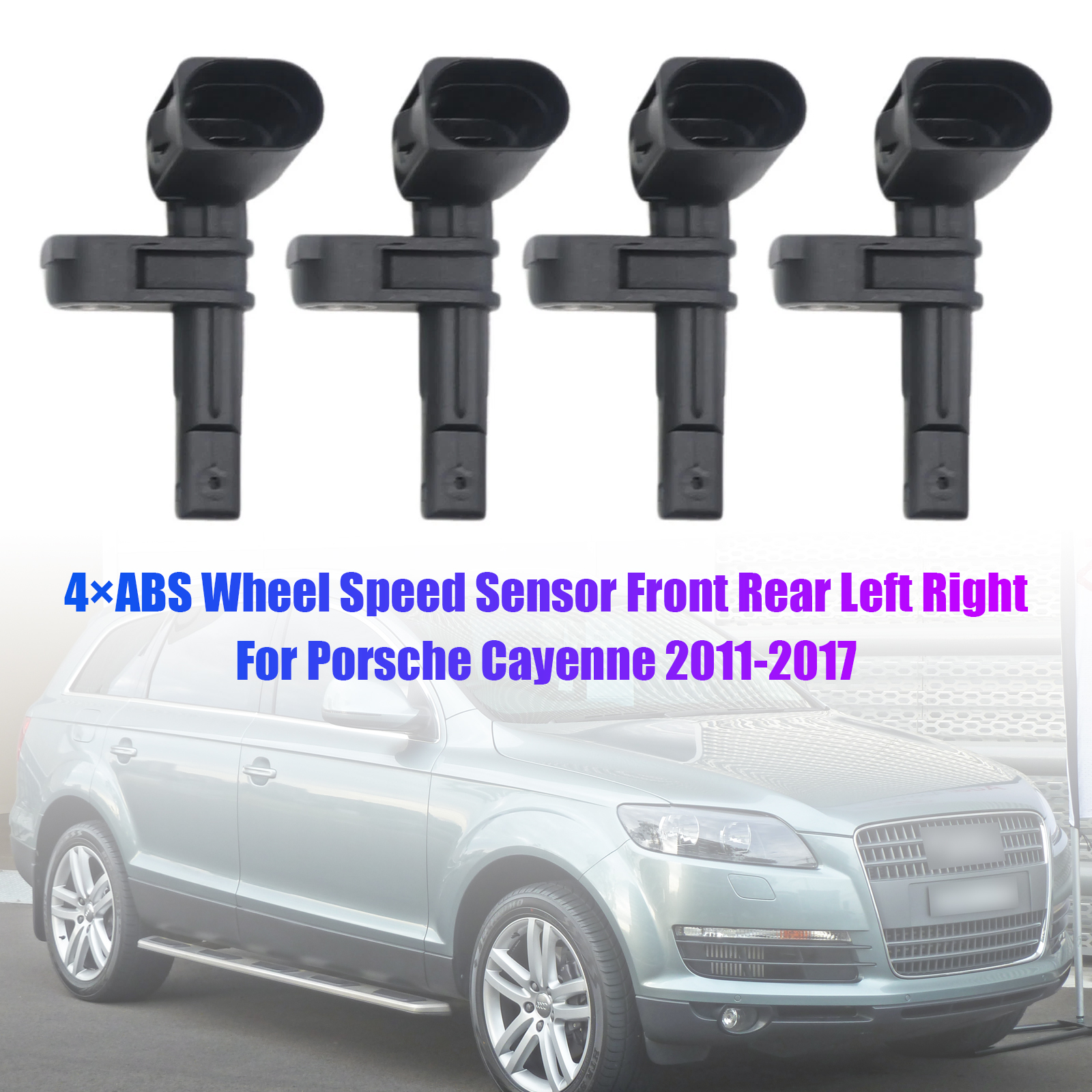 2006-2015 Audi Q7 4LB 4¡ÁABS Wheel Speed Sensor Front Rear Left Right Generic
