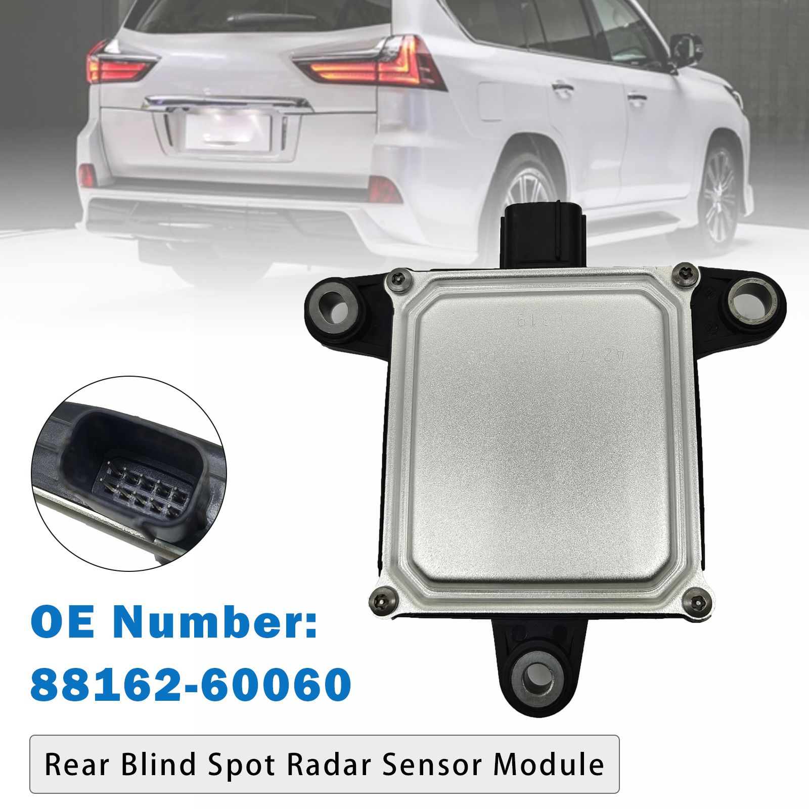2016-2021 Lexus LX570 Rear Blind Spot Radar Sensor Module 88162-60060 Generic