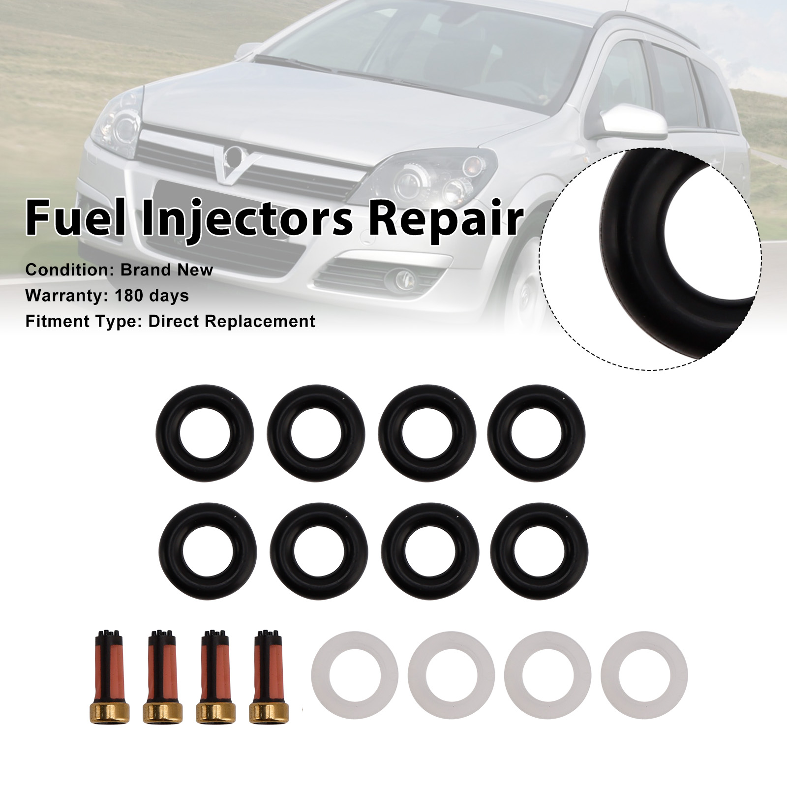 2003-2014 Vauxhall Astra VX220 Zafira Fuel Injector Seal O-Ring 0280155750 Generic