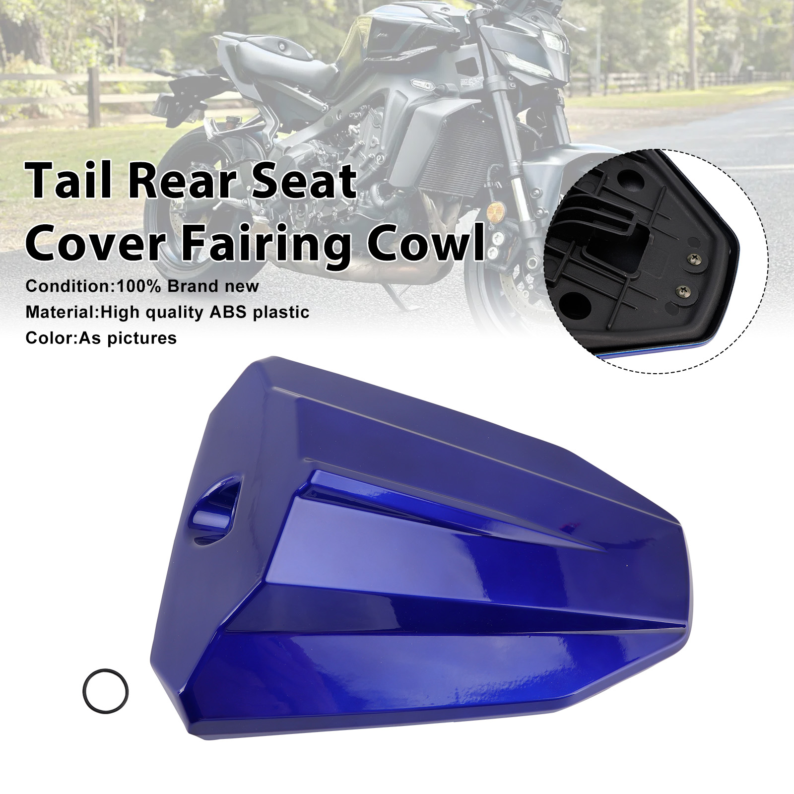 2024-2026 Yamaha MT-09 / MT-09 SP Tail Rear Seat Cover Fairing Cowl Blue Generic