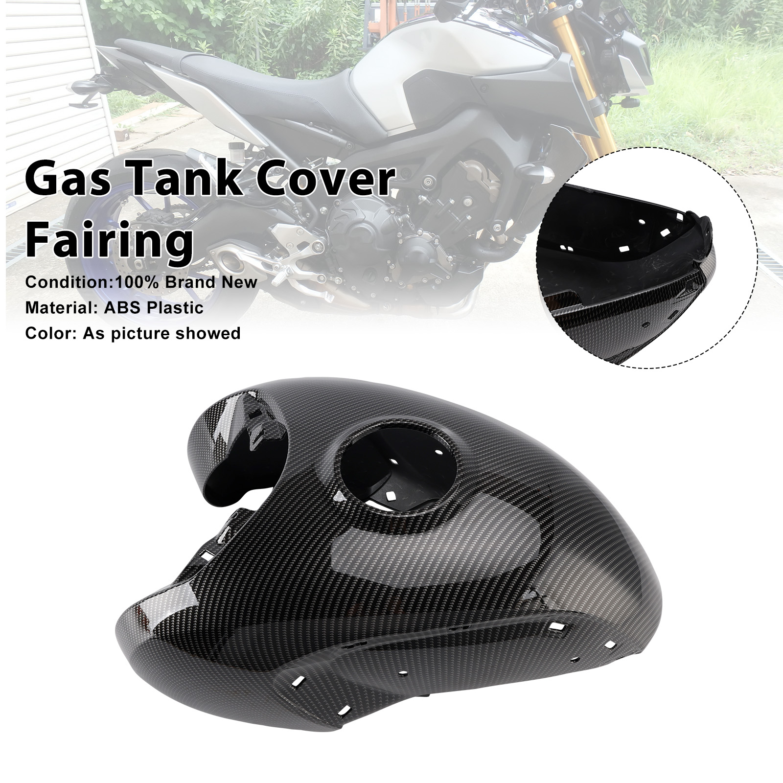 2021-2024 Triumph Trident 660 Gas Tank Cover Fairing Carbon Generic
