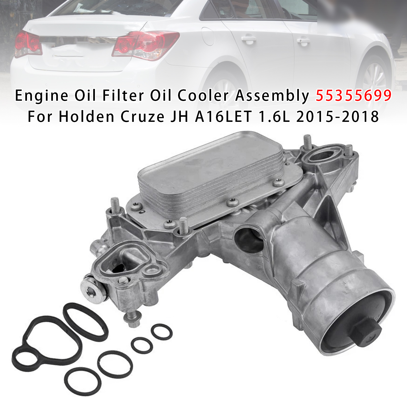 2013-2018 Holden Cruze JH 1.6L Engine Oil Filter Oil Cooler Assembly 55355699 Generic