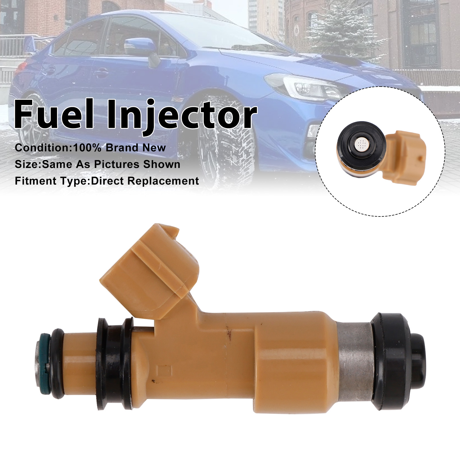 2007-2015 Subaru WRX Legacy 1Pcs Fuel Injector 16611-AA680 Generic