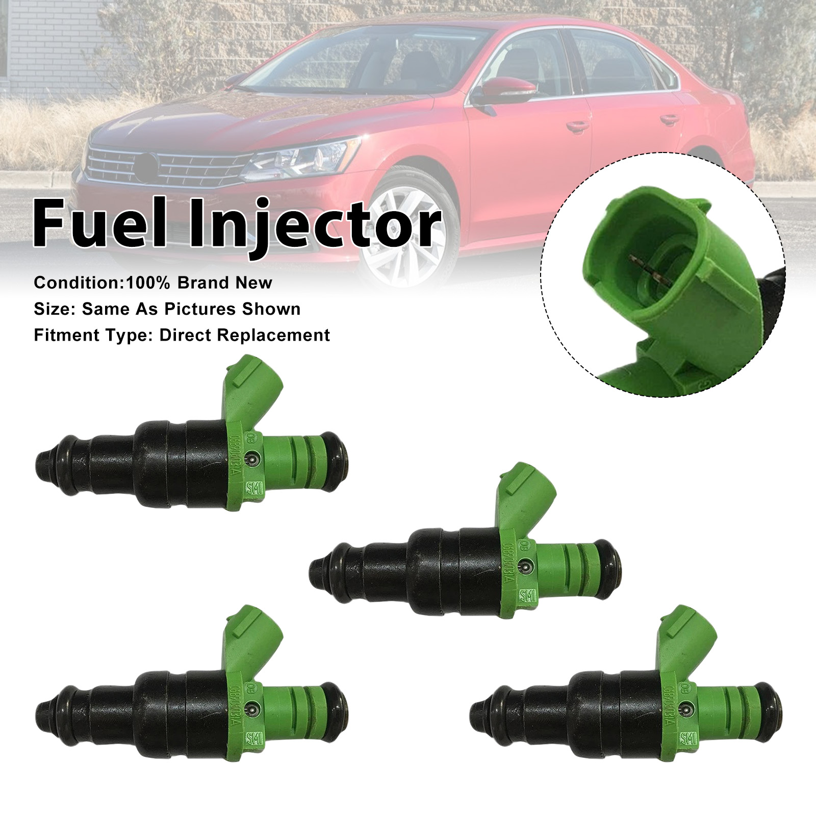 4Pcs Fuel Injector For VW Passat FL 2.0L For Skoda Superb 06B906031A